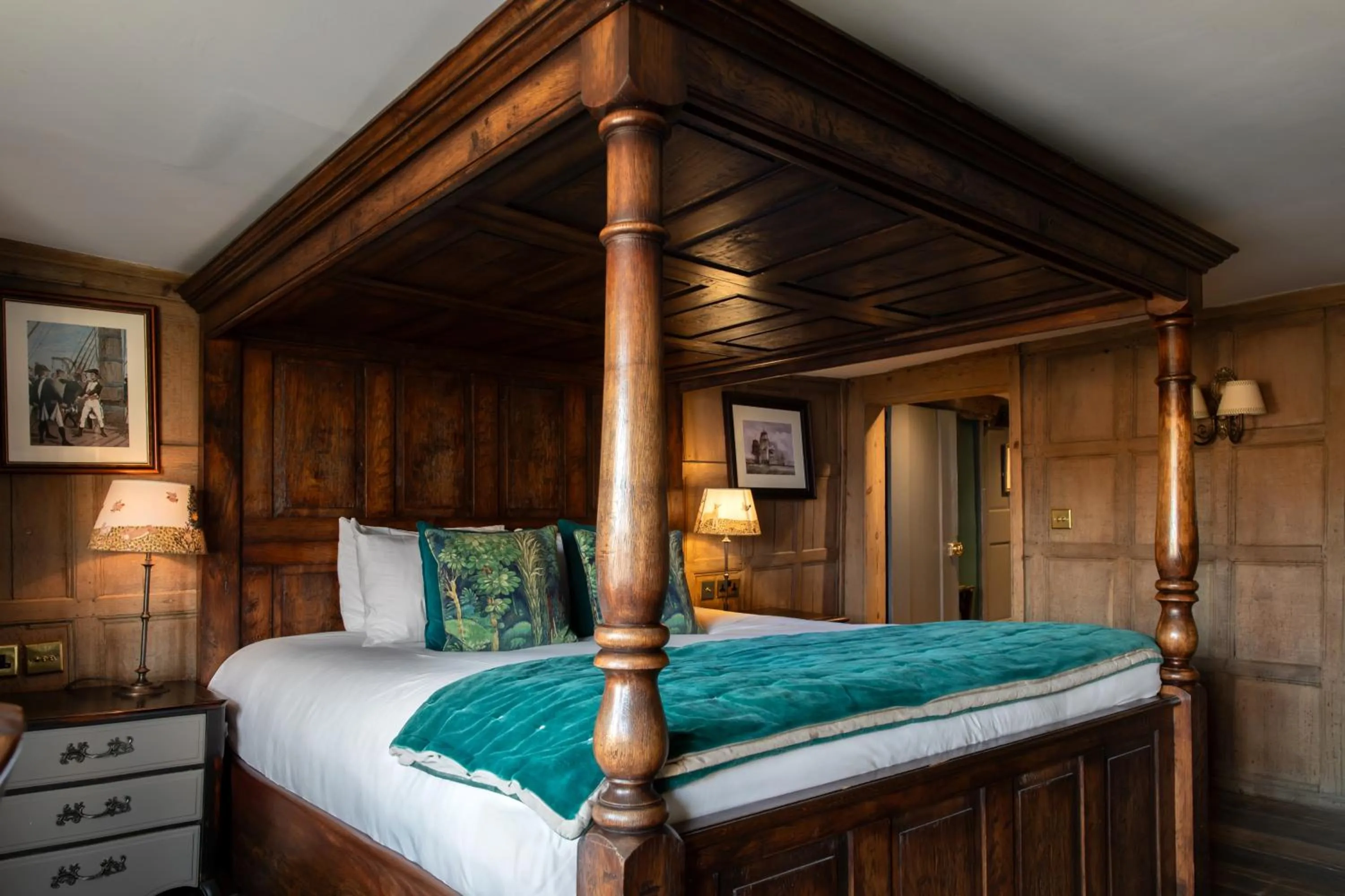 Bed in The Crown Inn