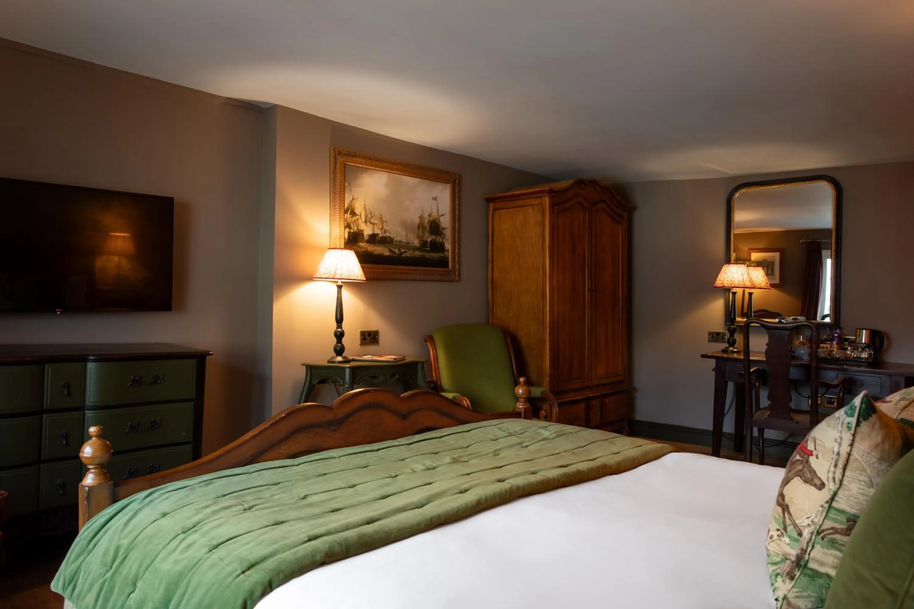 Bed in The Crown Inn