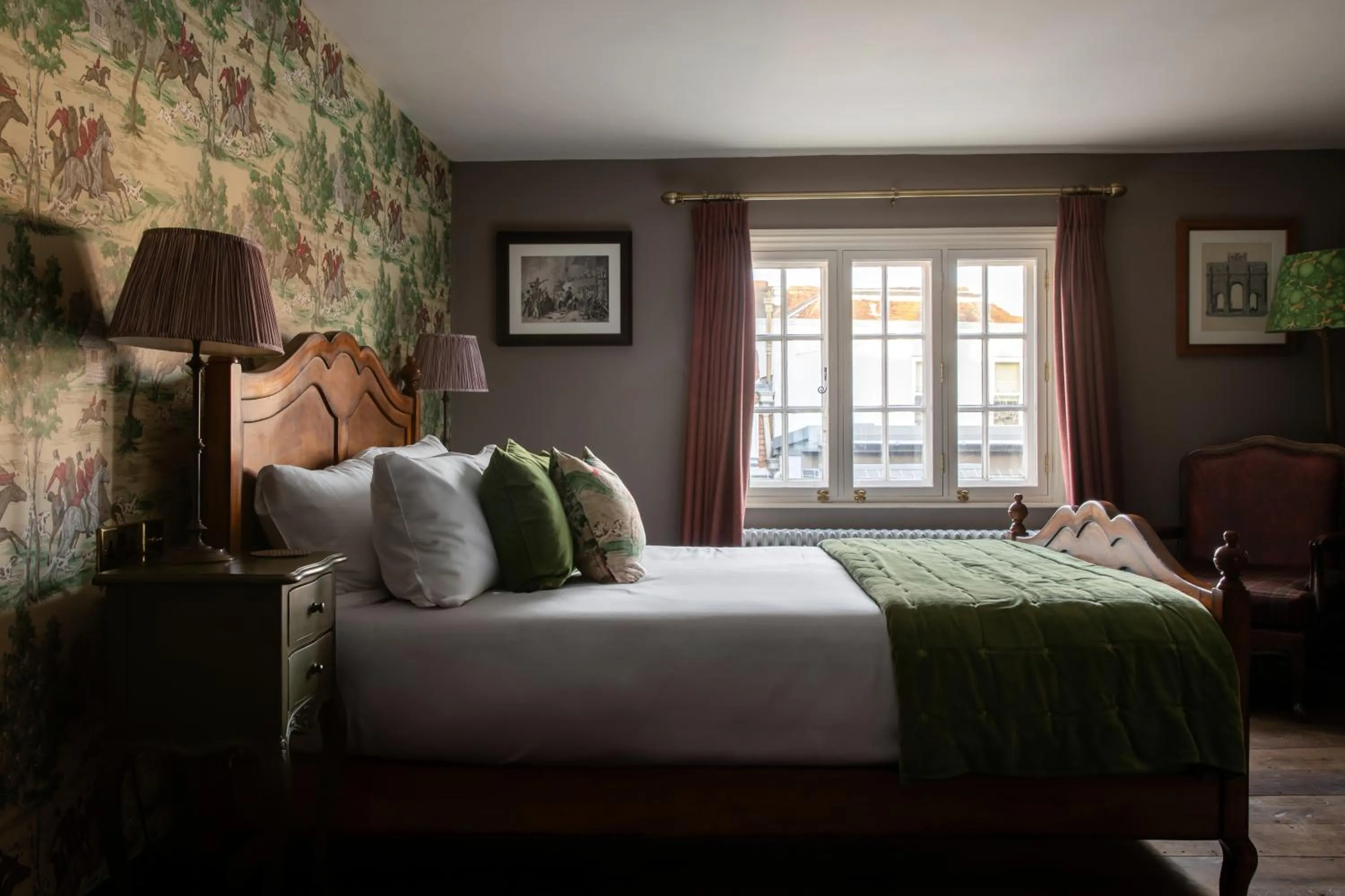 Bed in The Crown Inn