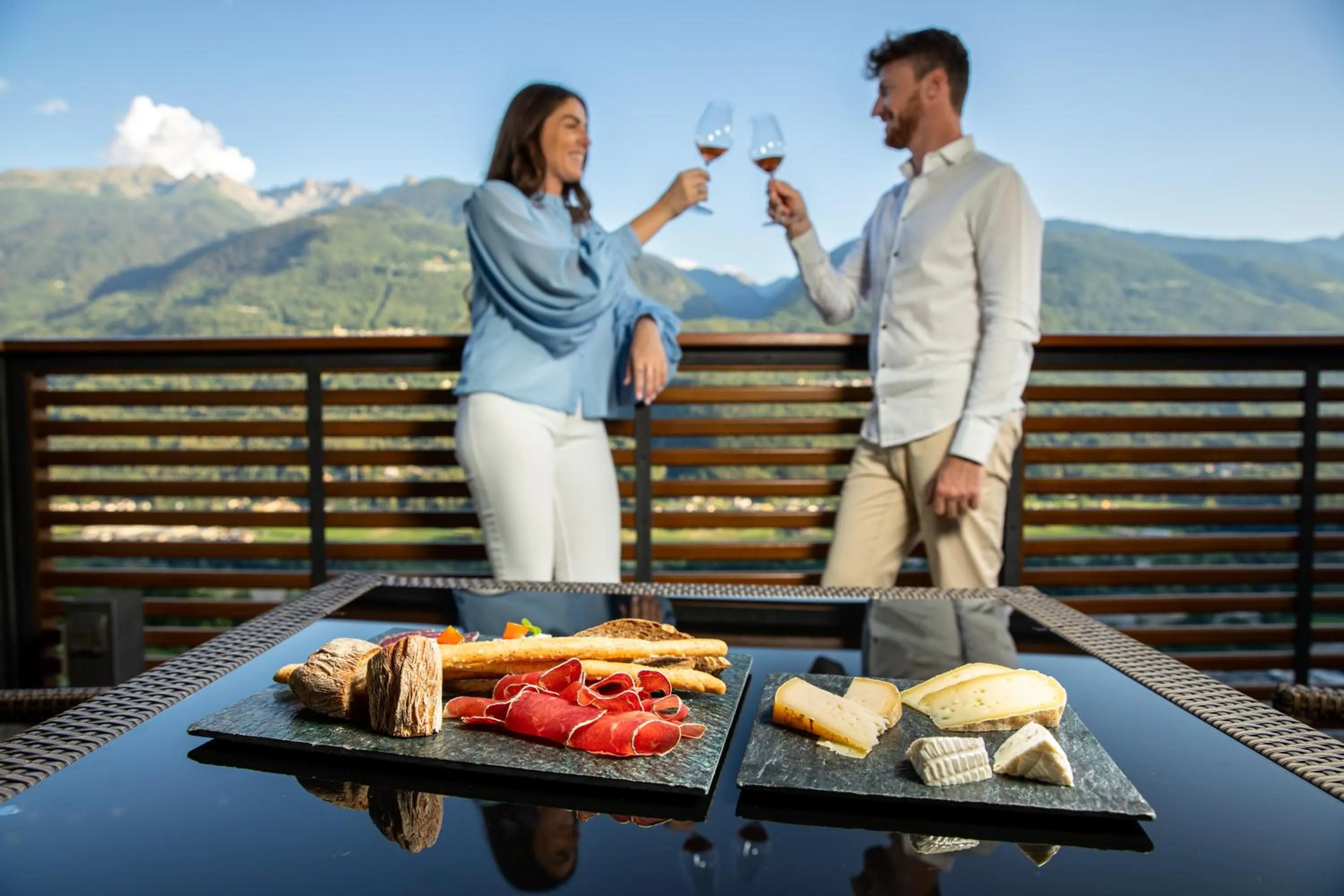 Mountain view in Wine Hotel Retici Balzi