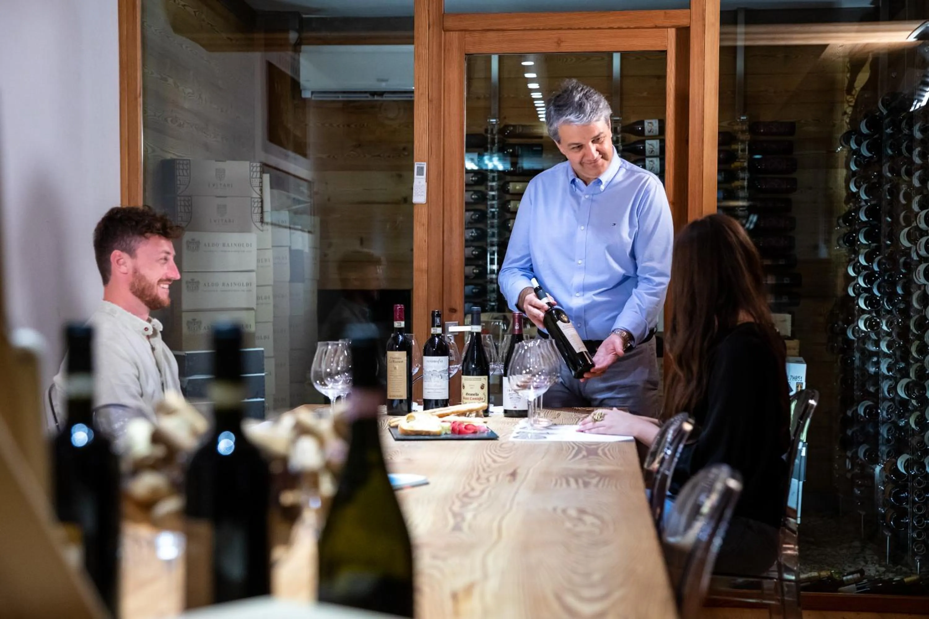group of guests in Wine Hotel Retici Balzi