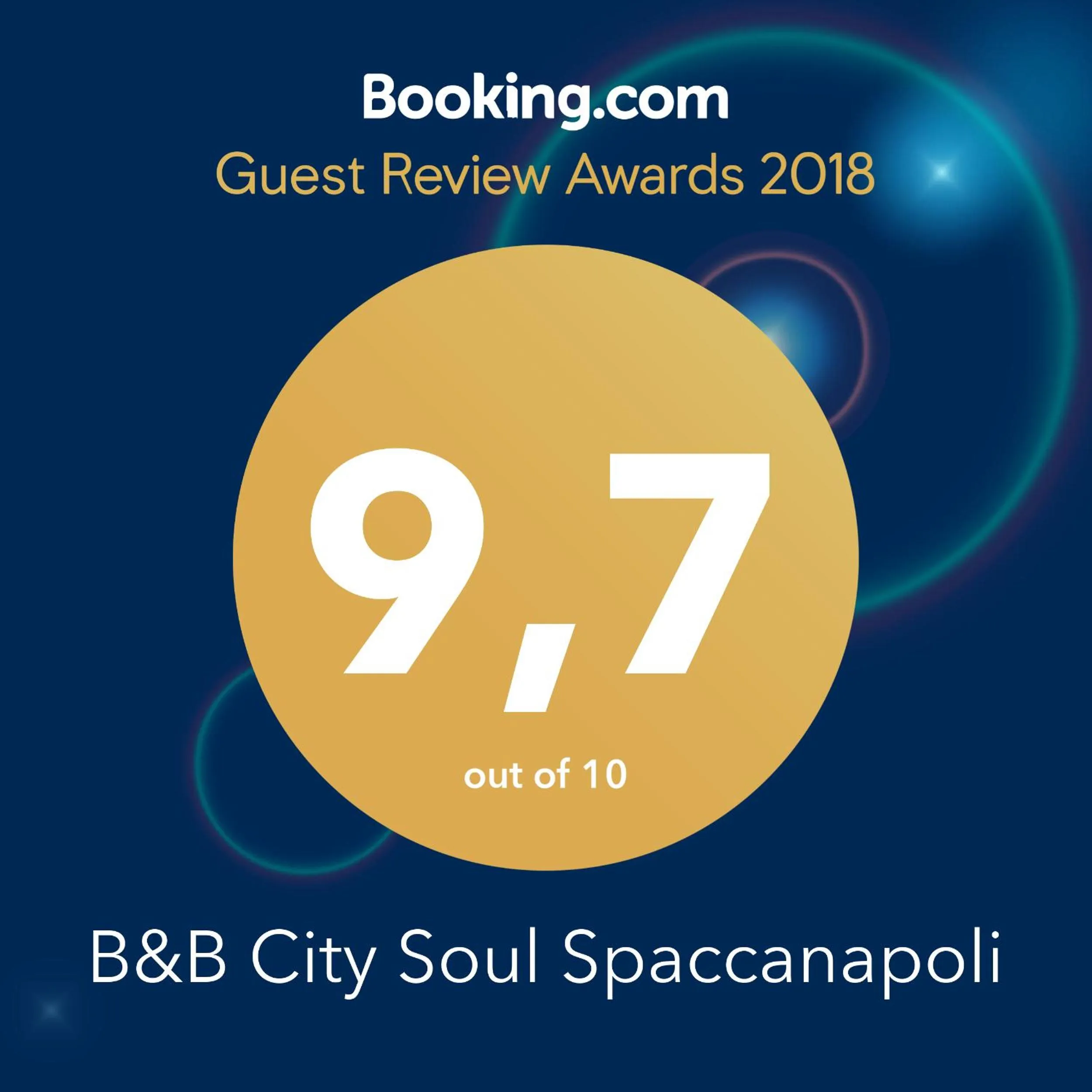 Certificate/Award in Spaccanapoli B&B City Soul