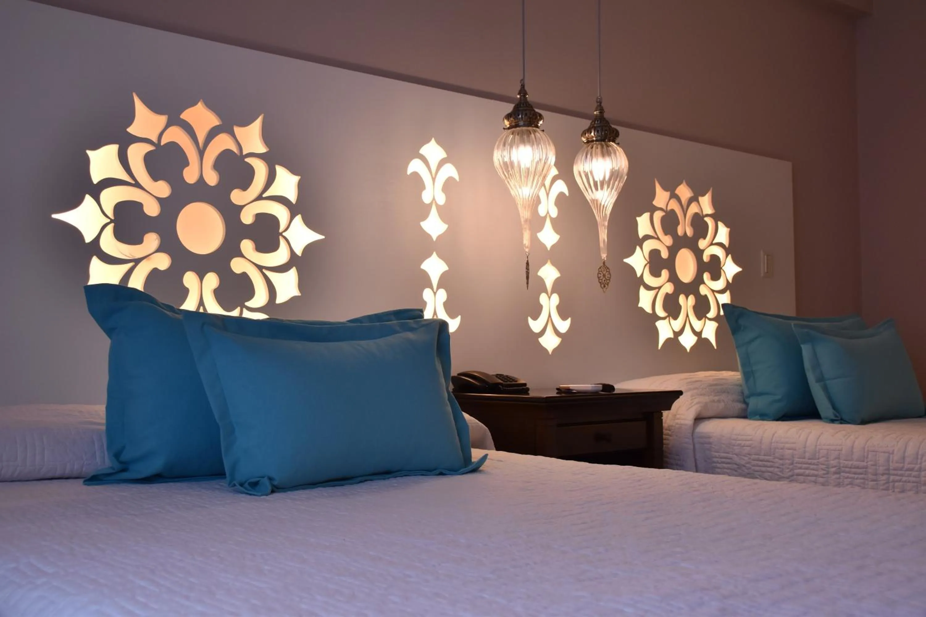 Bed in Howard Johnson Pilar Resort Spa & Convention Center