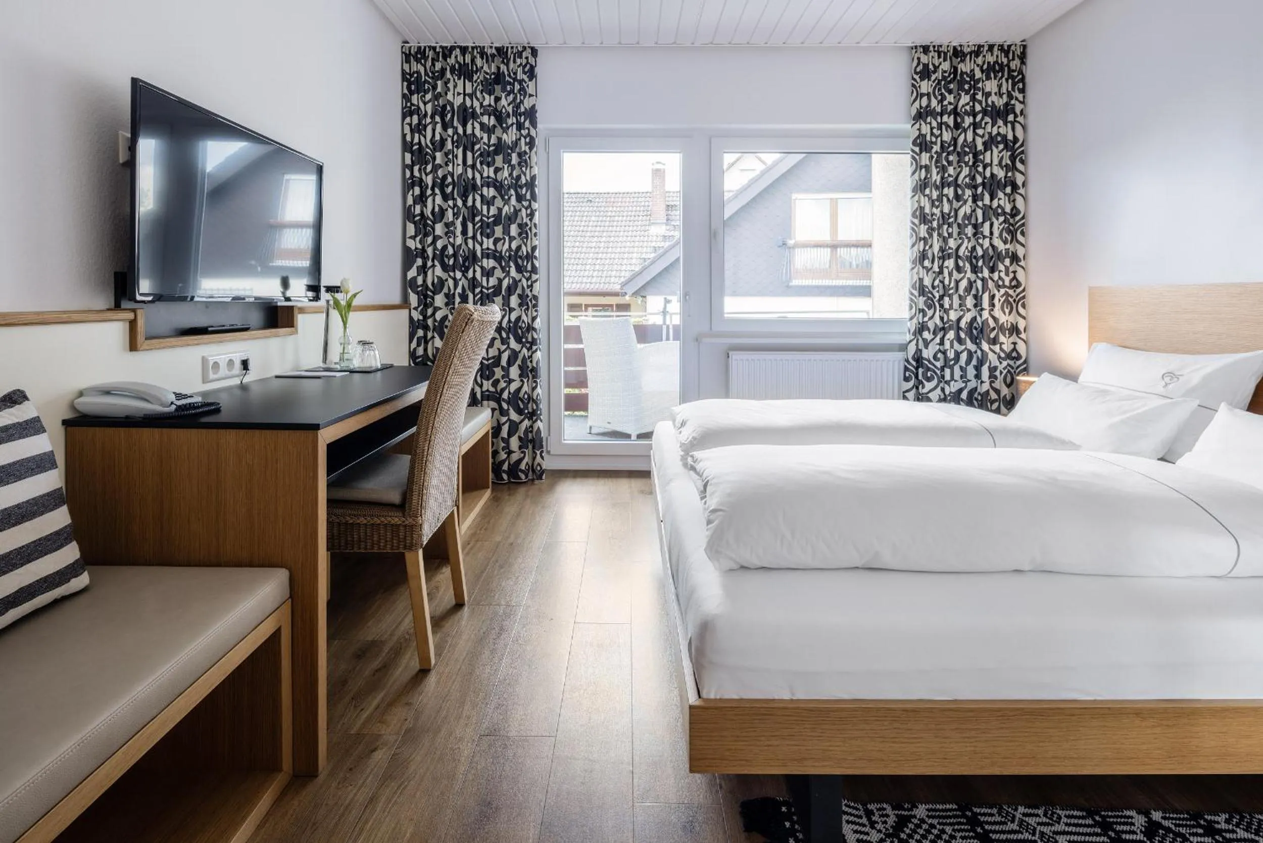 Bedroom, Bed in Villa Neugarten