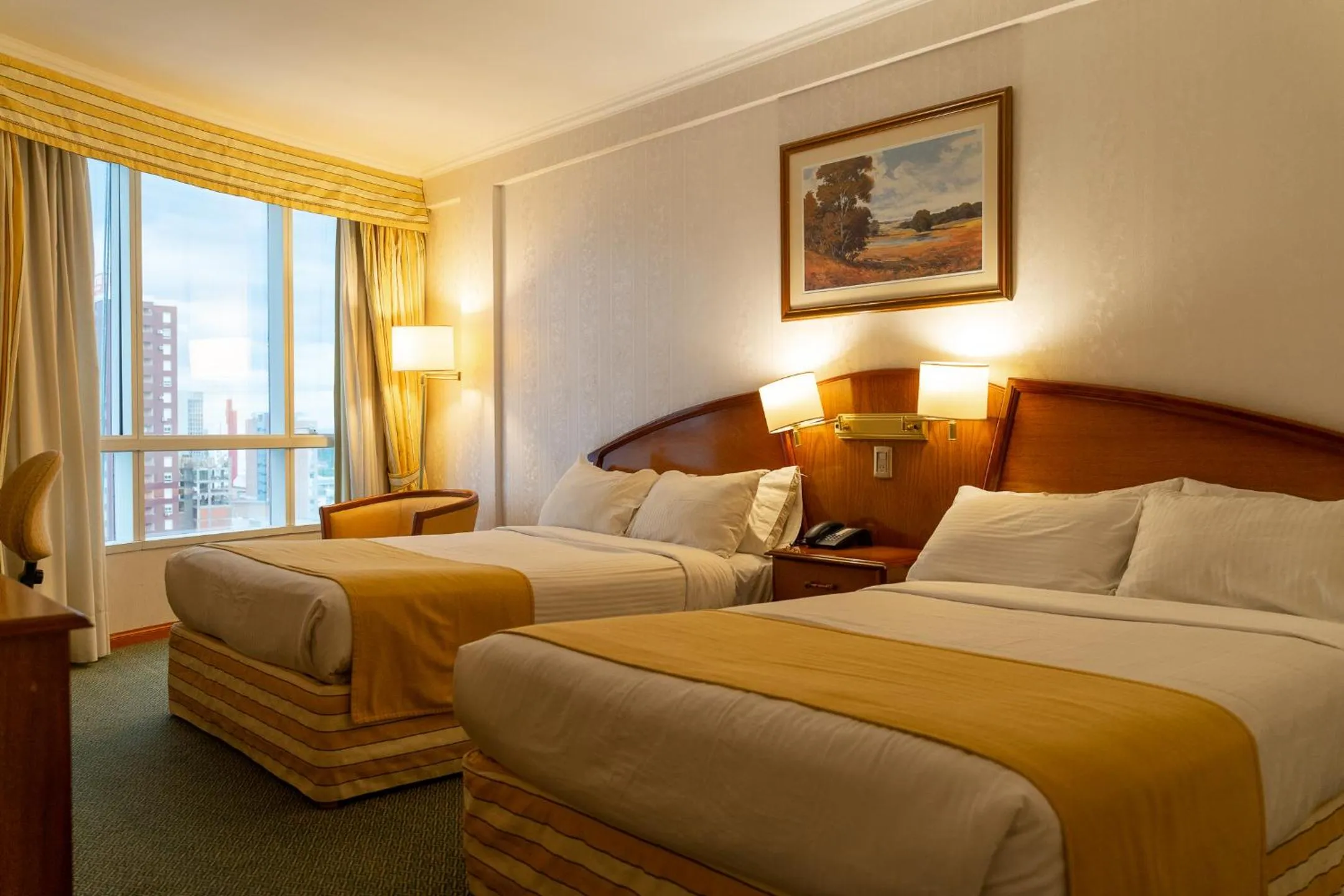 Photo of the whole room, Bed in InterTower Hotel