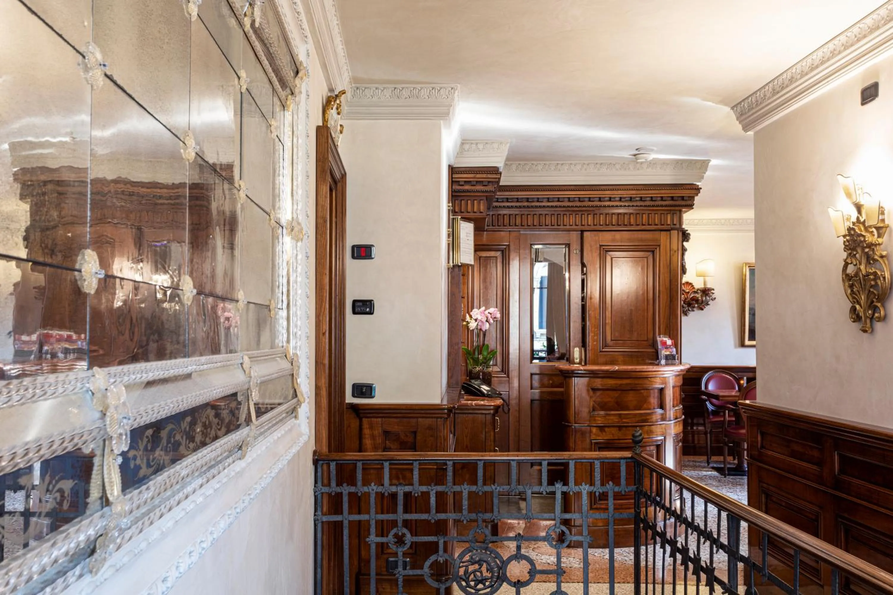 Lobby or reception in Palazzina Veneziana