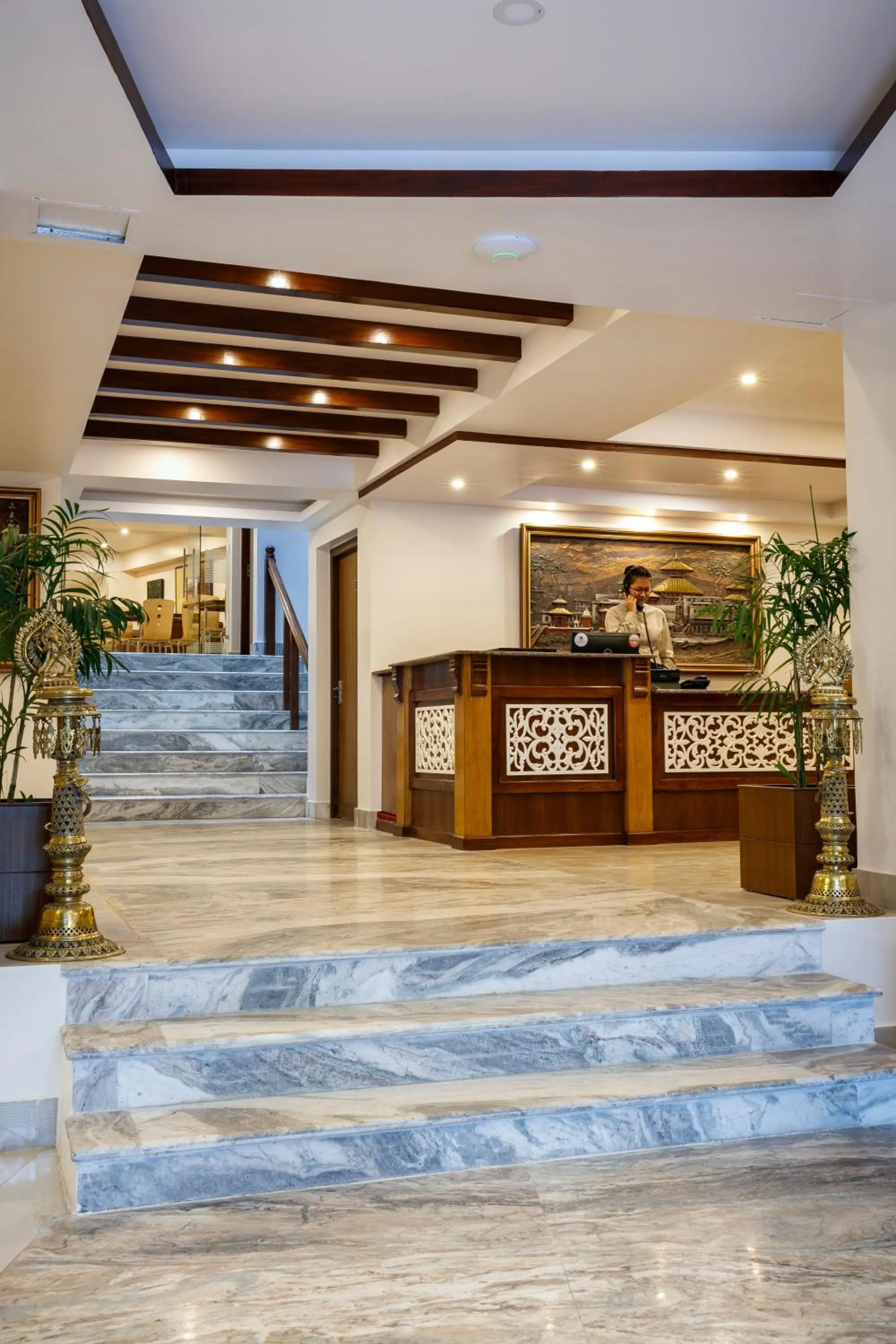 Facade/entrance in Kailash Kuti Inn