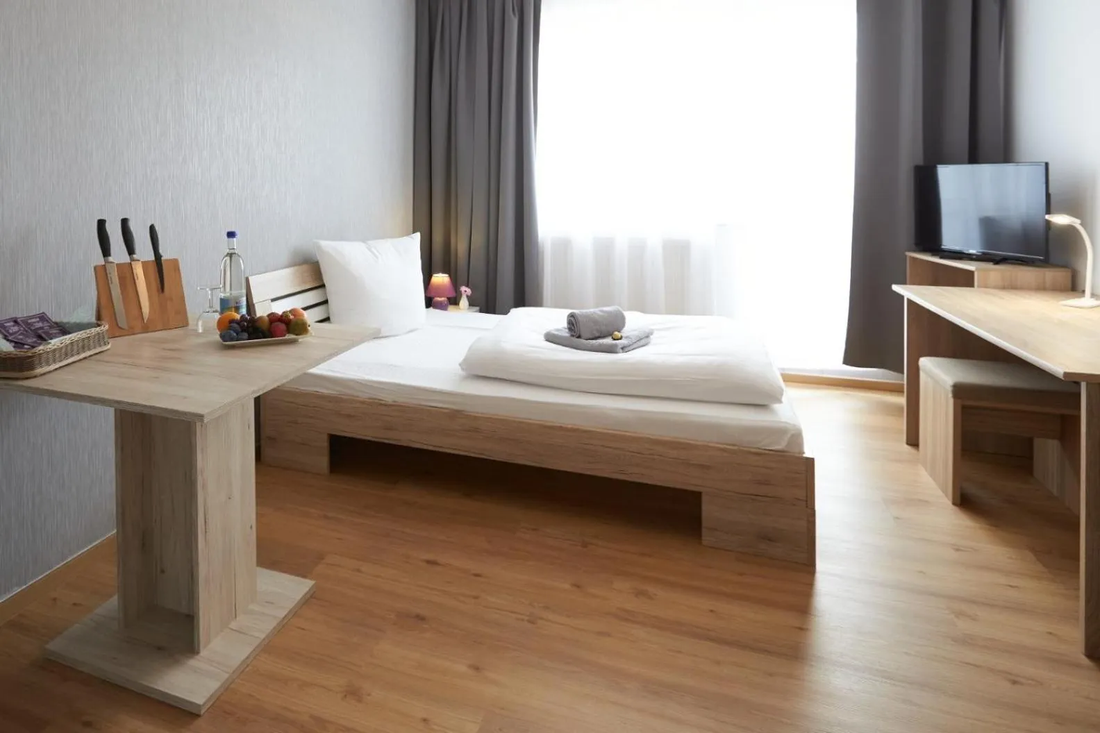 Decorative detail, Bed in Hotel Weimarer Berg