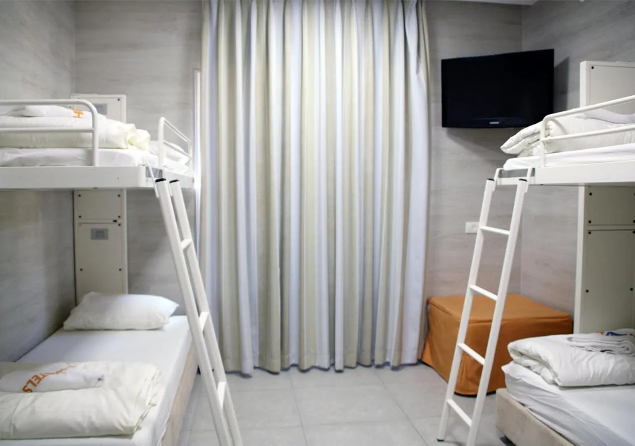 TV and multimedia, Bed in HI Rabin - Jerusalem Hostel