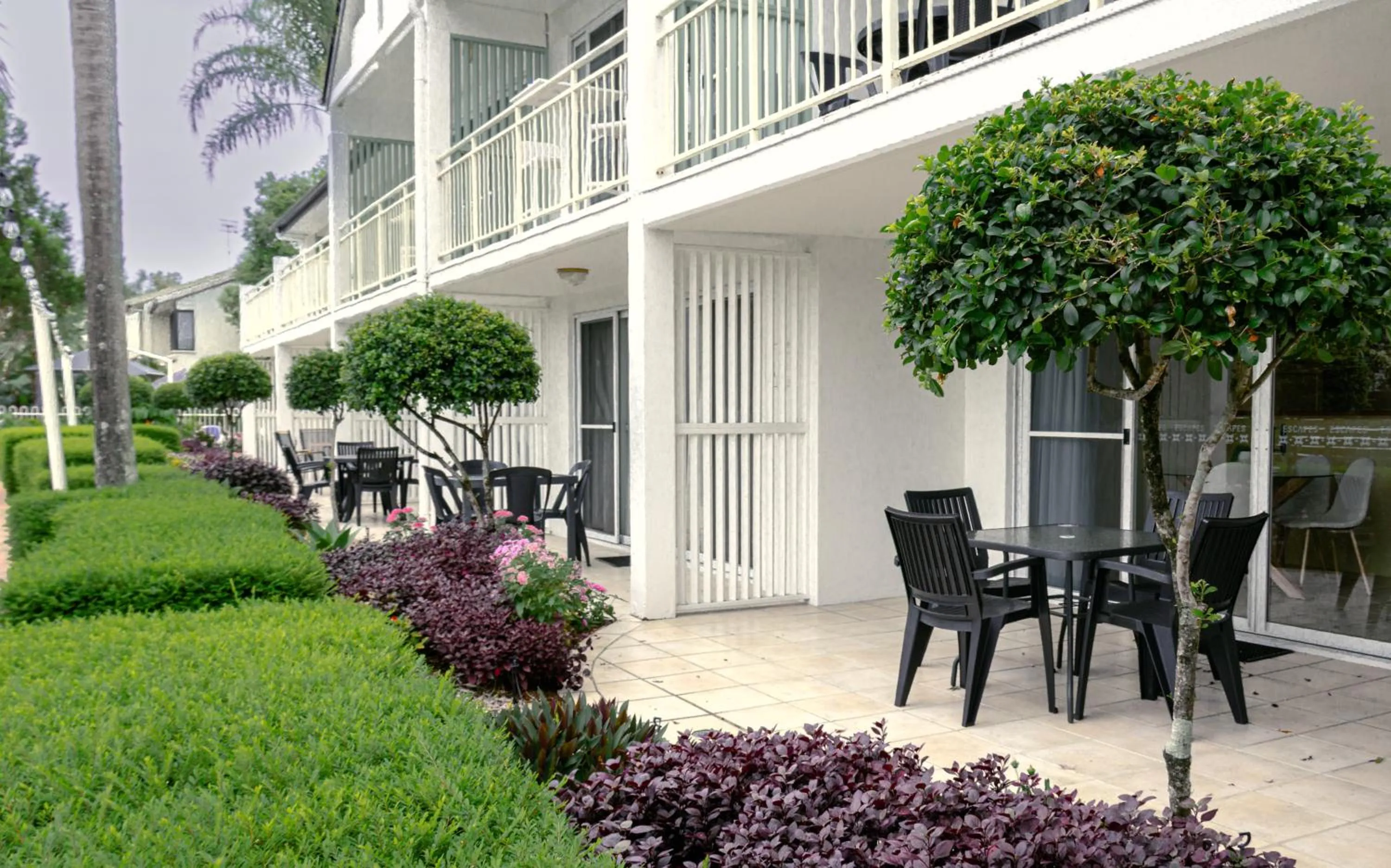 Garden view in At The Sound Noosa