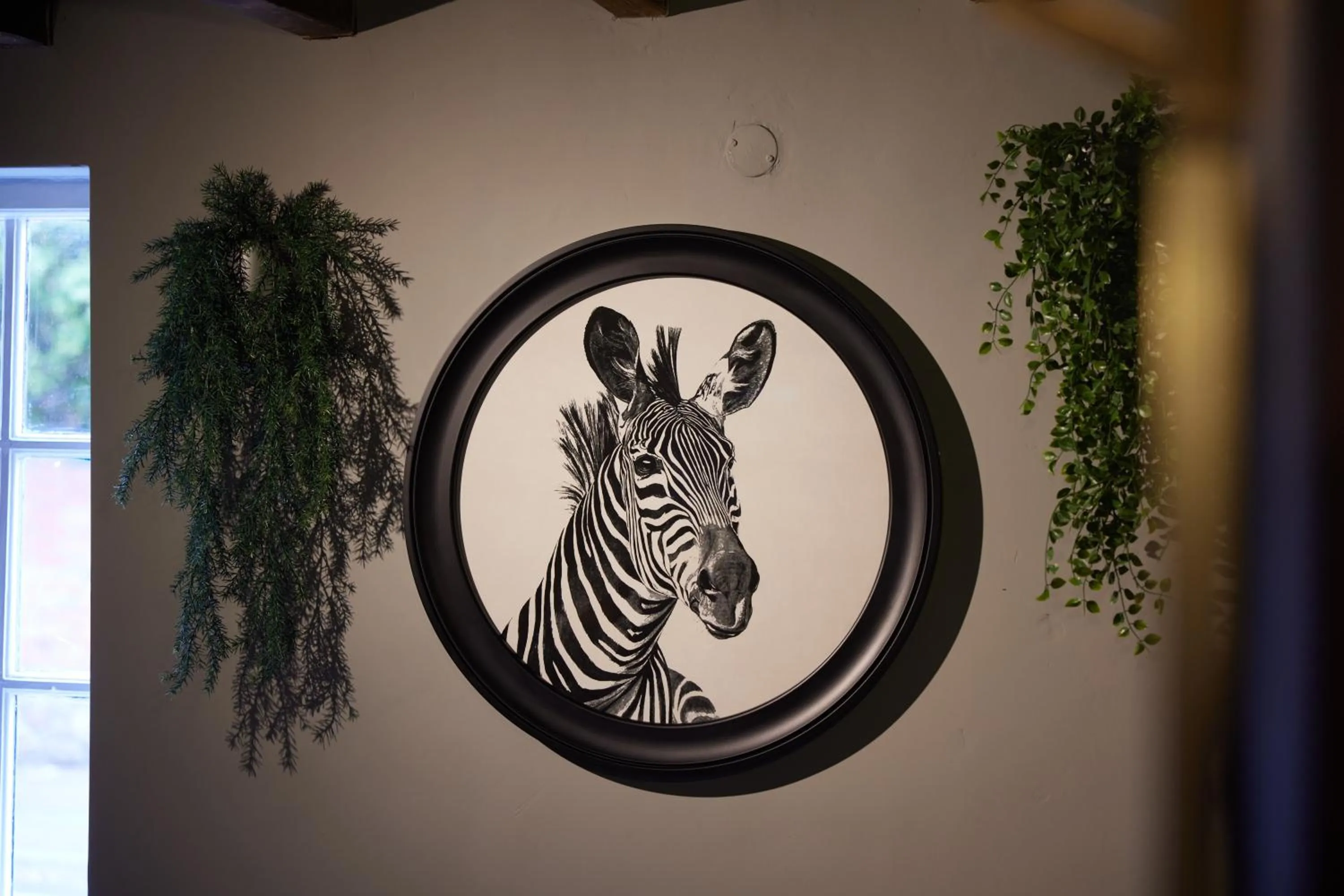 Decorative detail in Narborough Arms