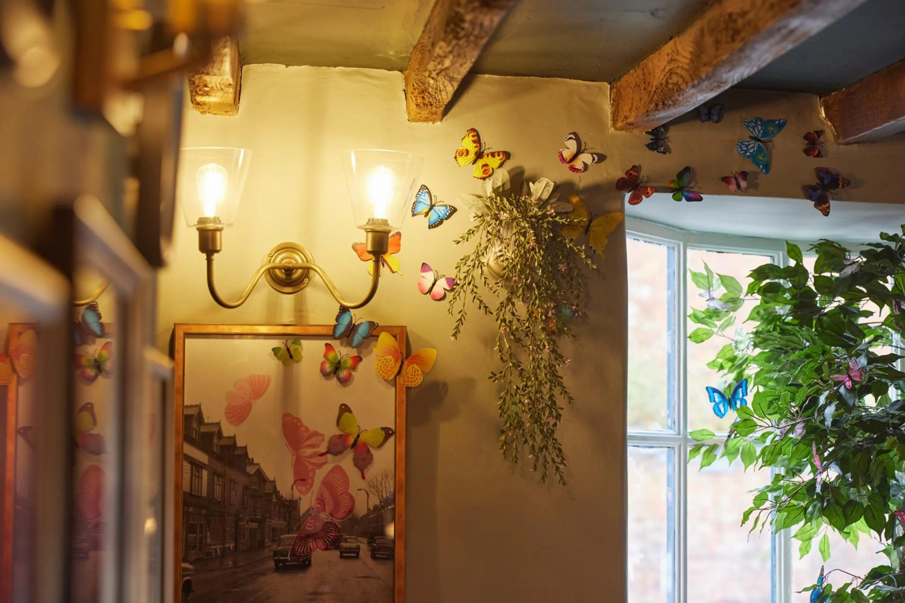 Decorative detail in Narborough Arms