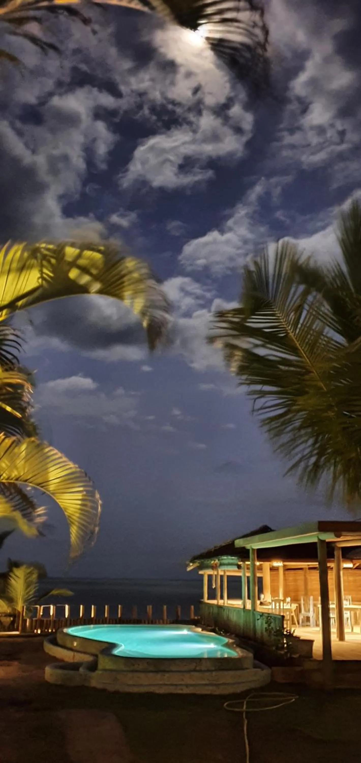 Pool view in Pousada San Antonio Praia