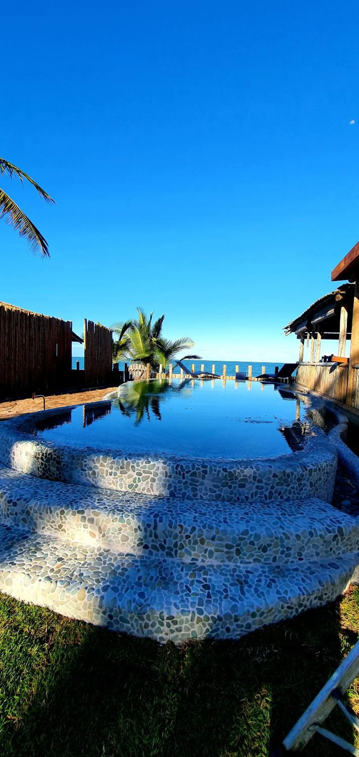 Pool view in Pousada San Antonio Praia