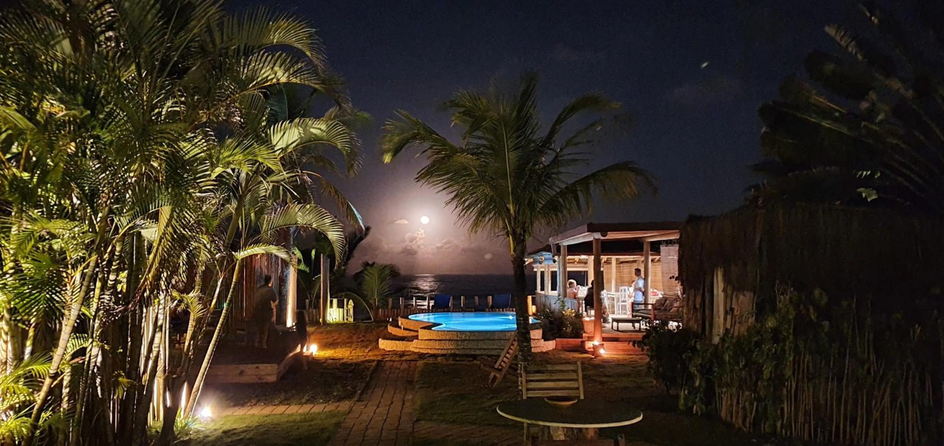 Patio in Pousada San Antonio Praia