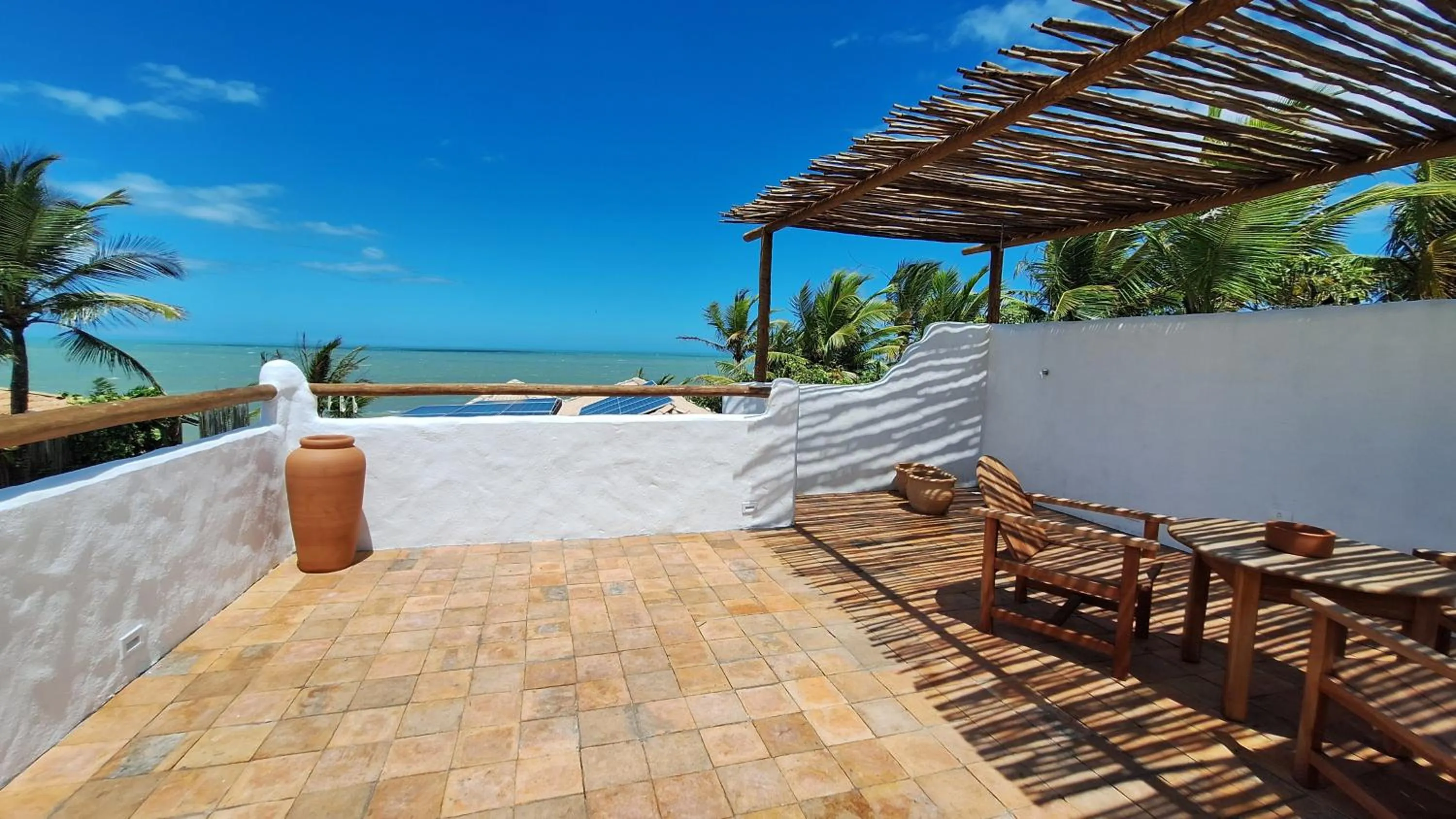 Balcony/Terrace in Pousada San Antonio Praia