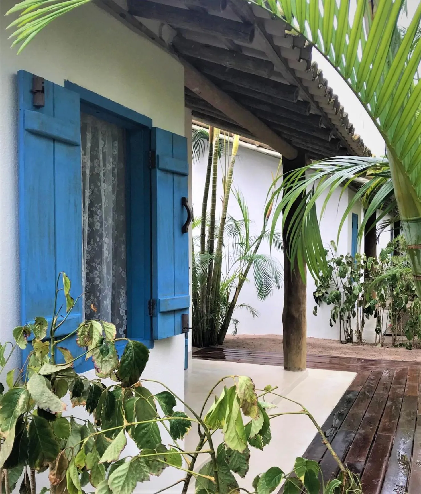 Balcony/Terrace in Pousada San Antonio Praia