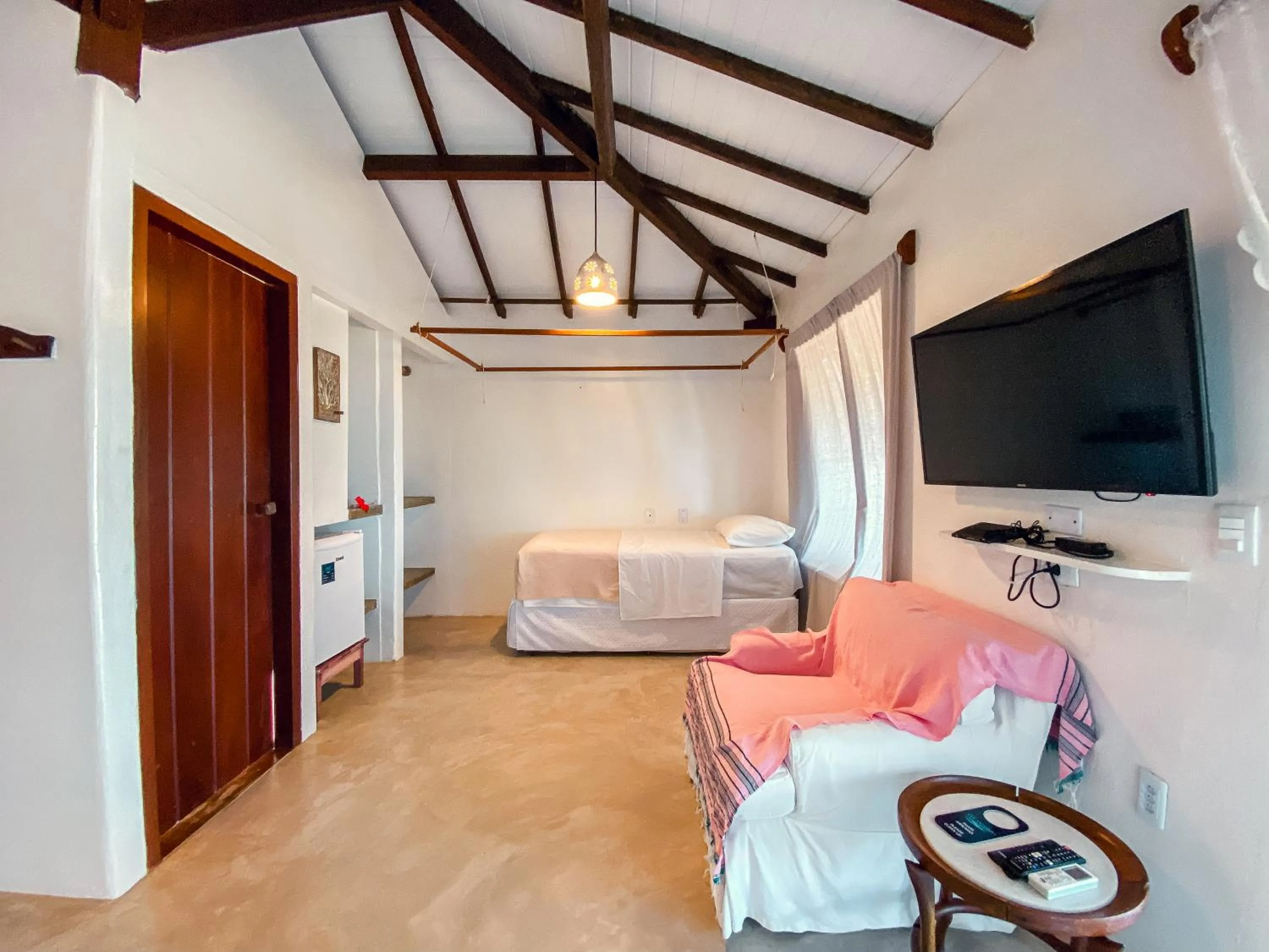 Bed in Pousada San Antonio Praia