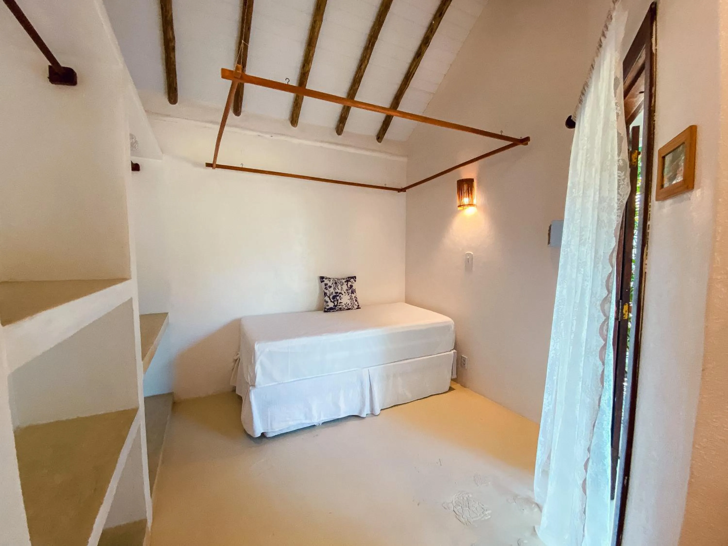 Bed in Pousada San Antonio Praia