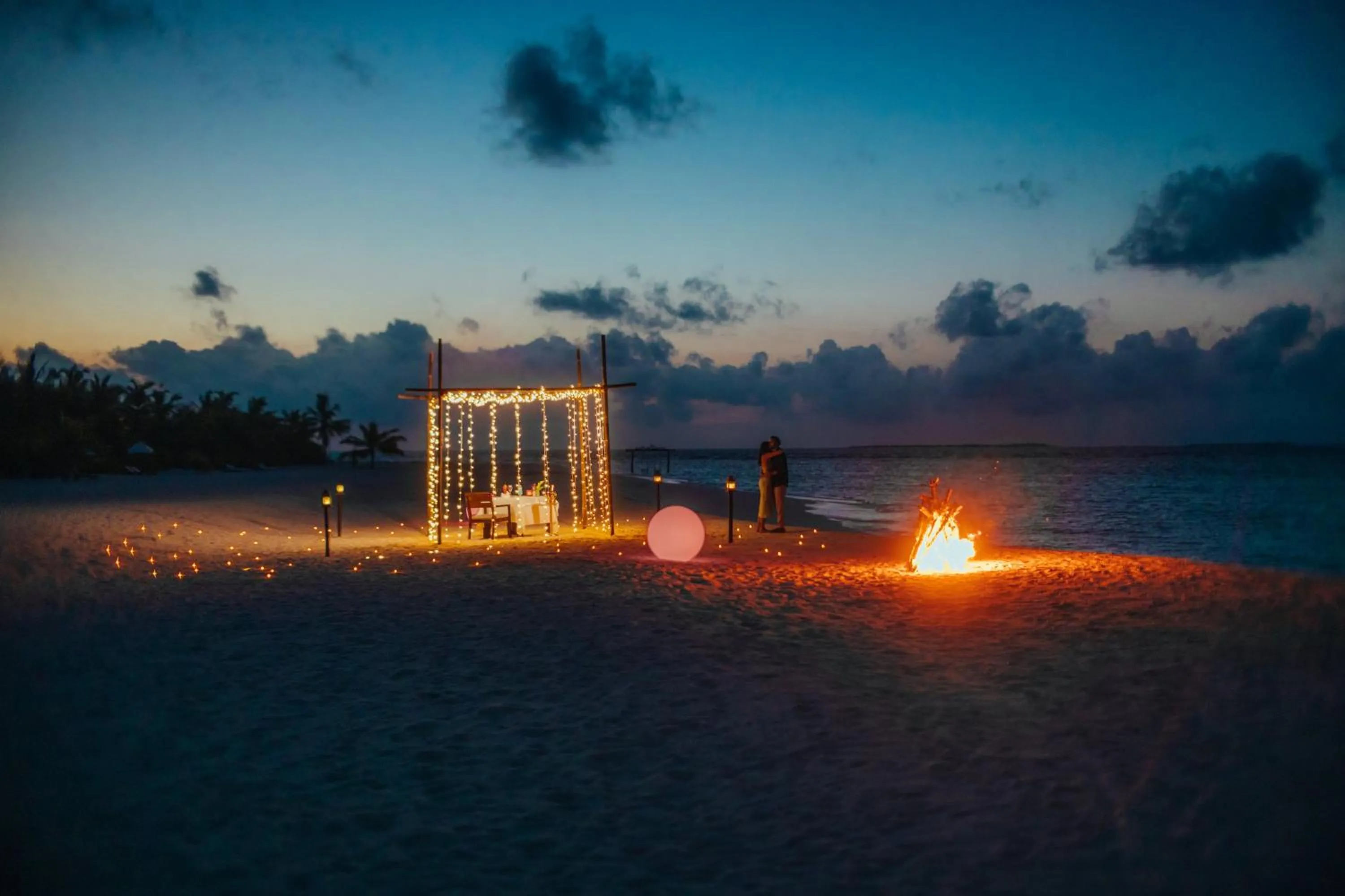 Dinner in Kuredhivaru Resort and Spa - Maldives