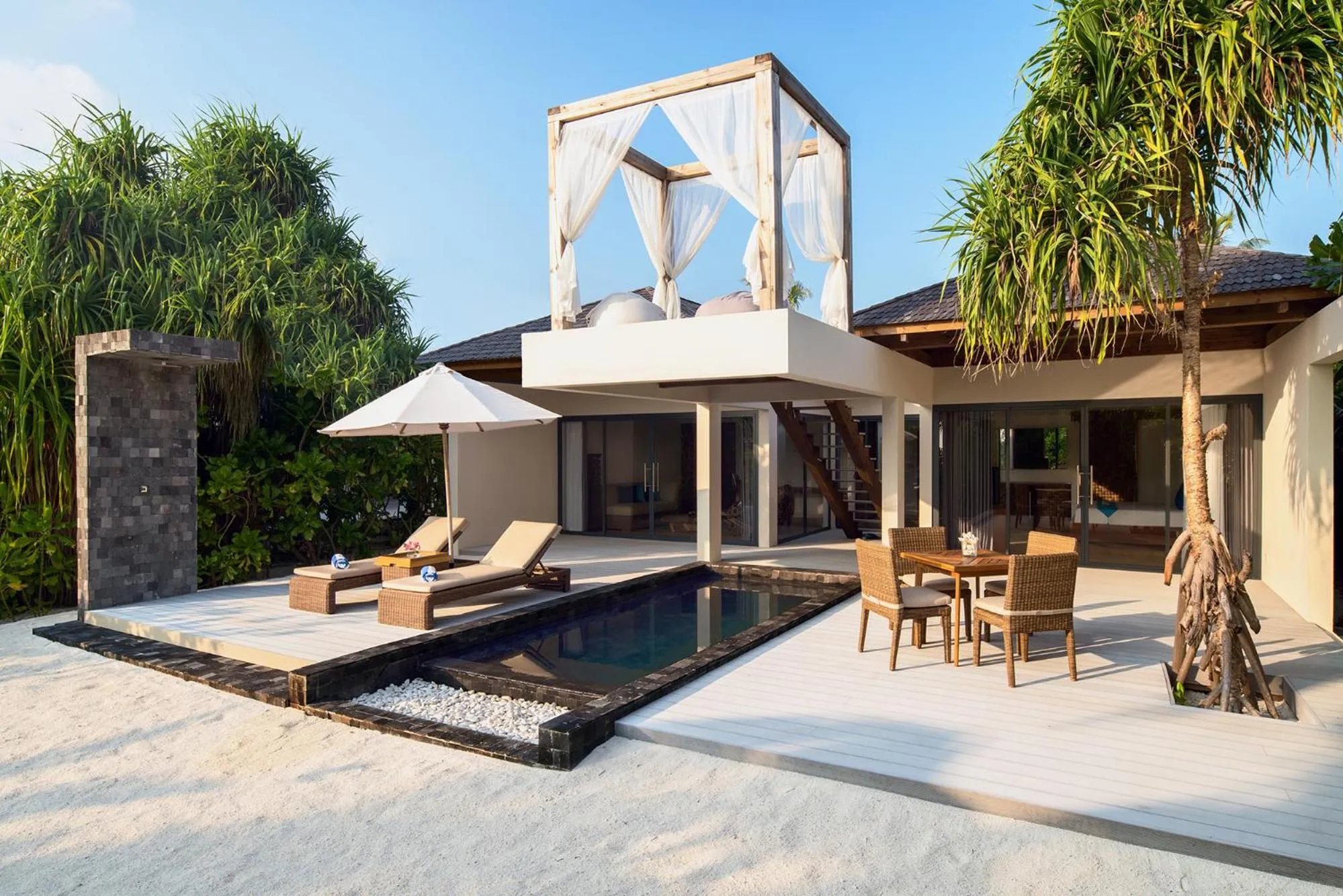 Property building in Kuredhivaru Resort and Spa - Maldives