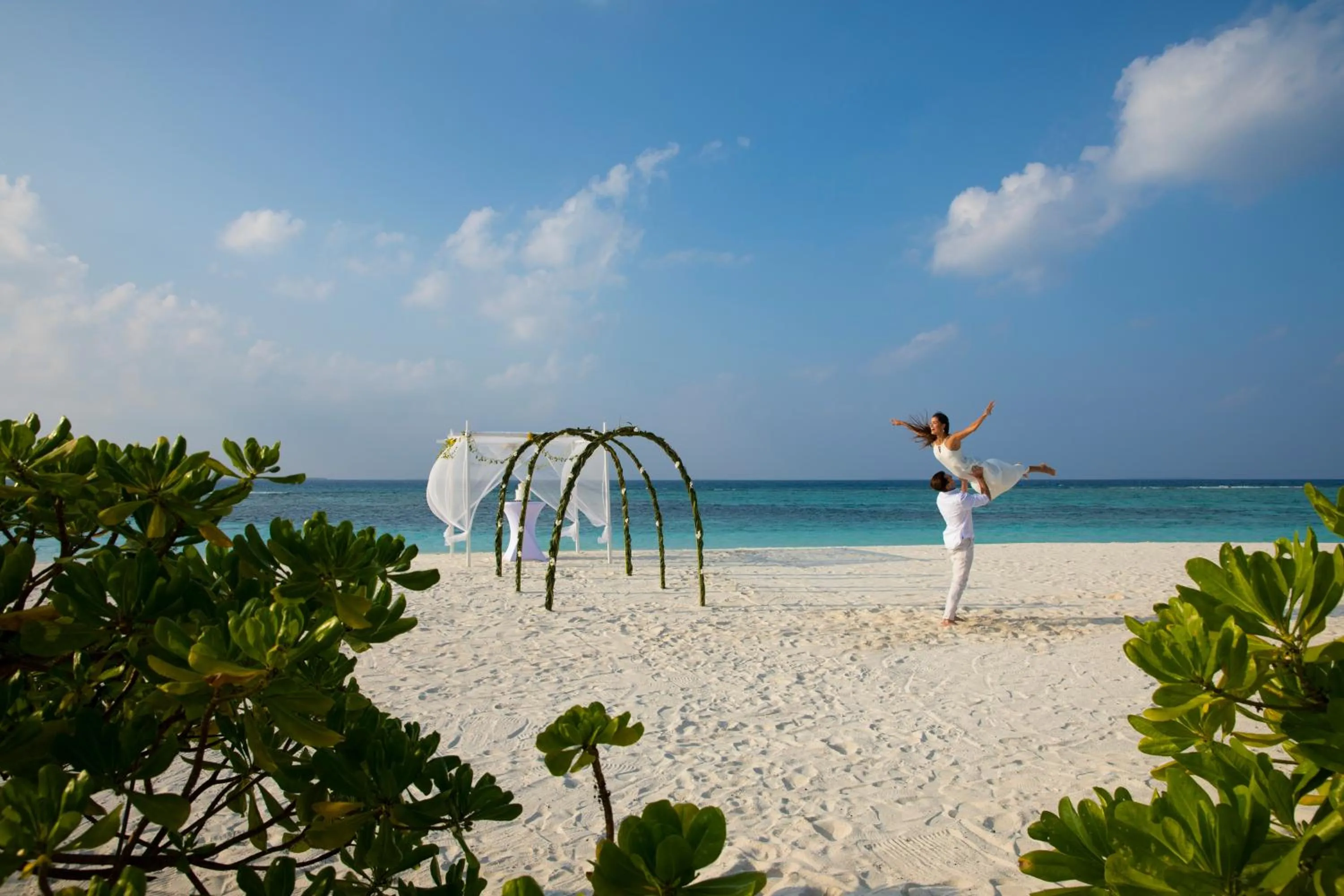 People in Kuredhivaru Resort and Spa - Maldives