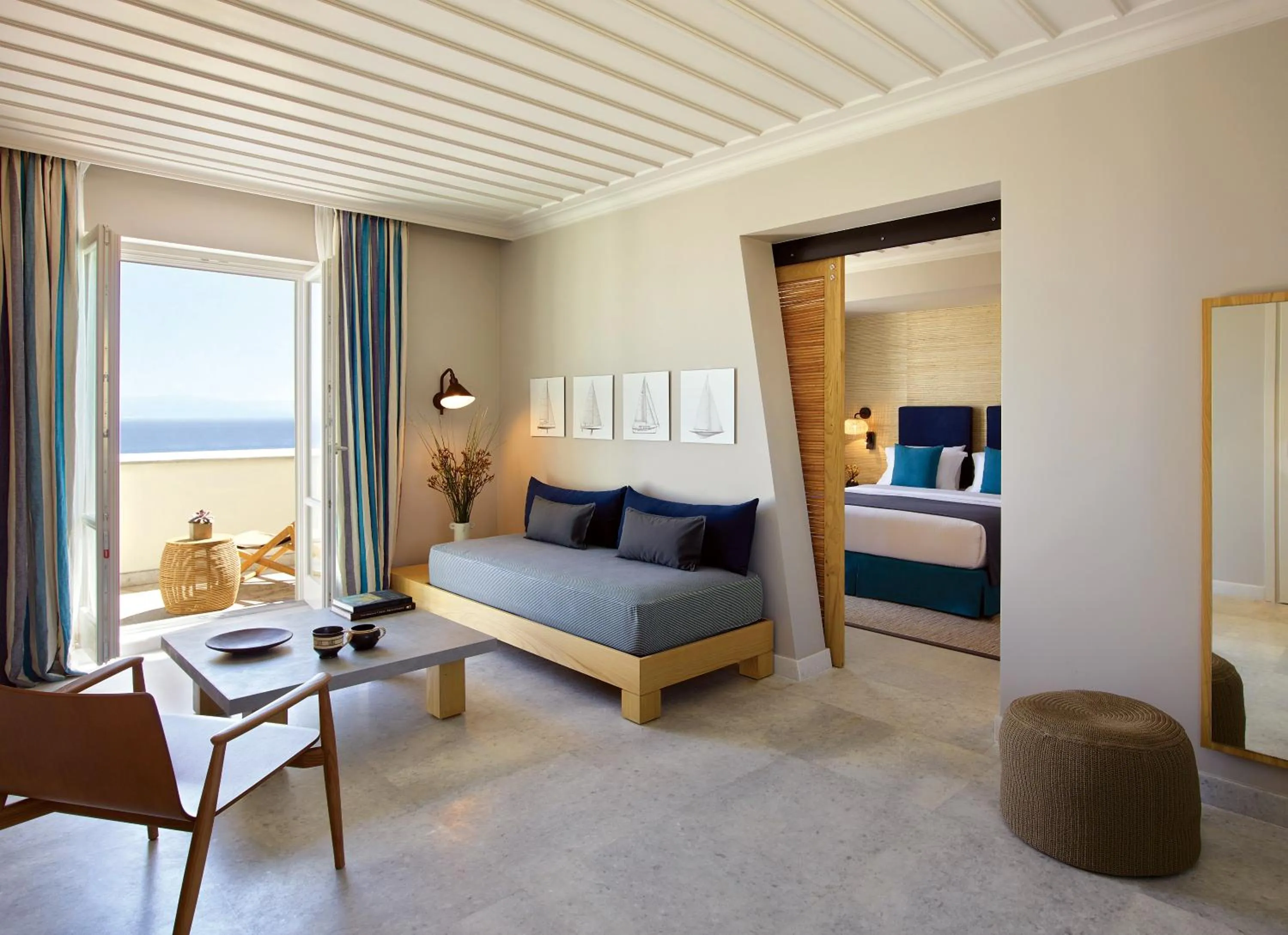 Seating area, Bed in Summer Senses Luxury Resort