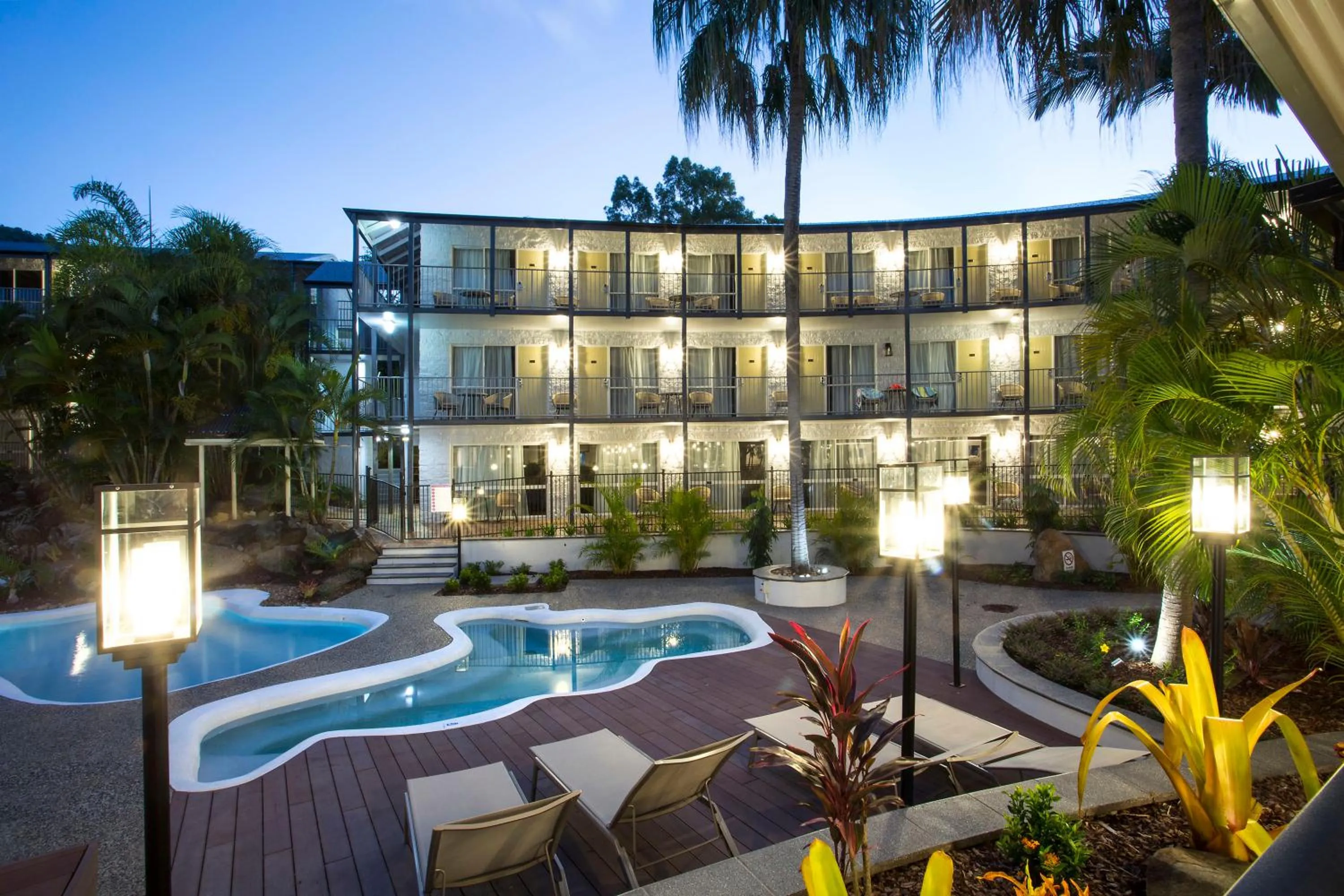 Pool view in Mantra Club Croc