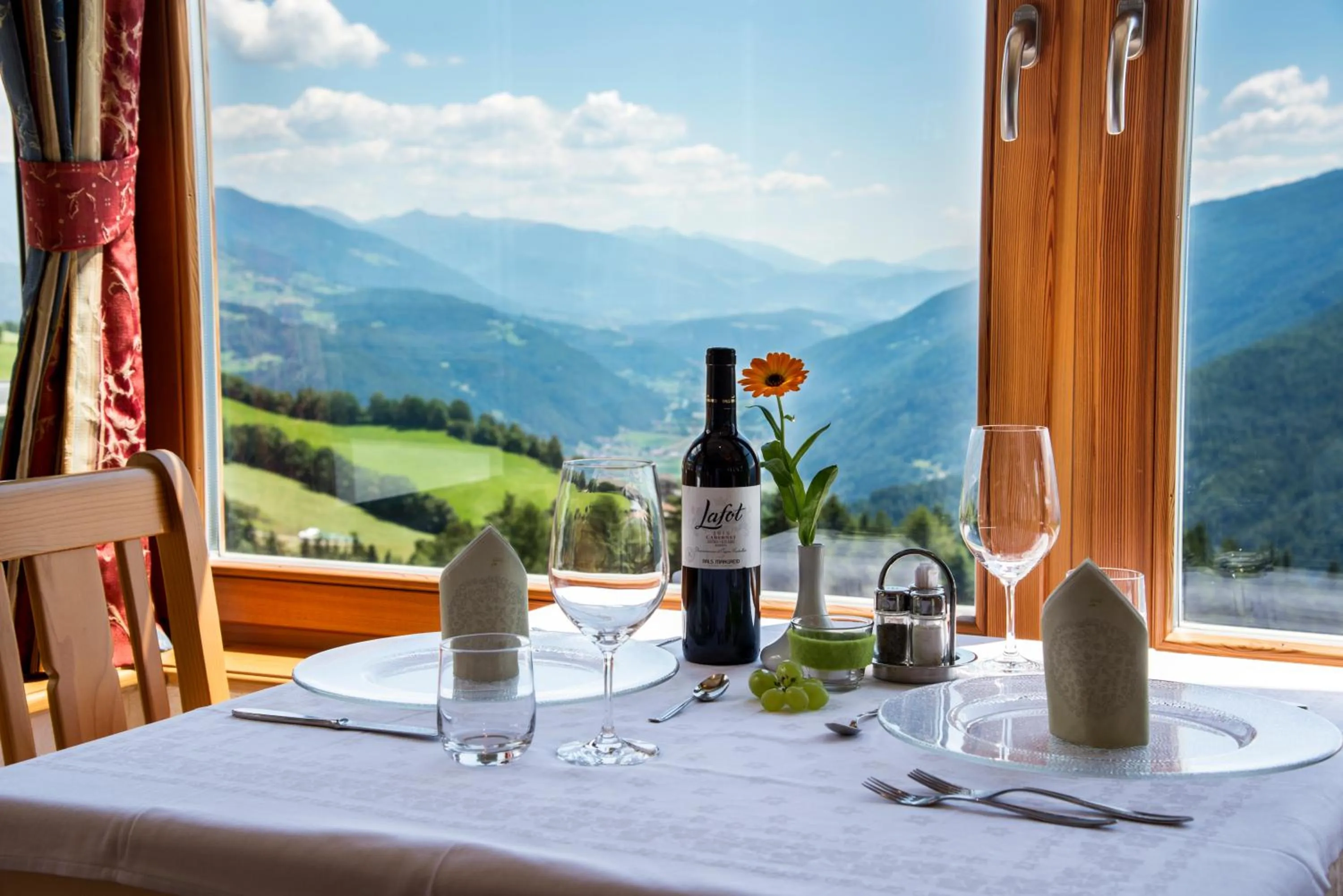 Mountain view in Pension Wiesenrain