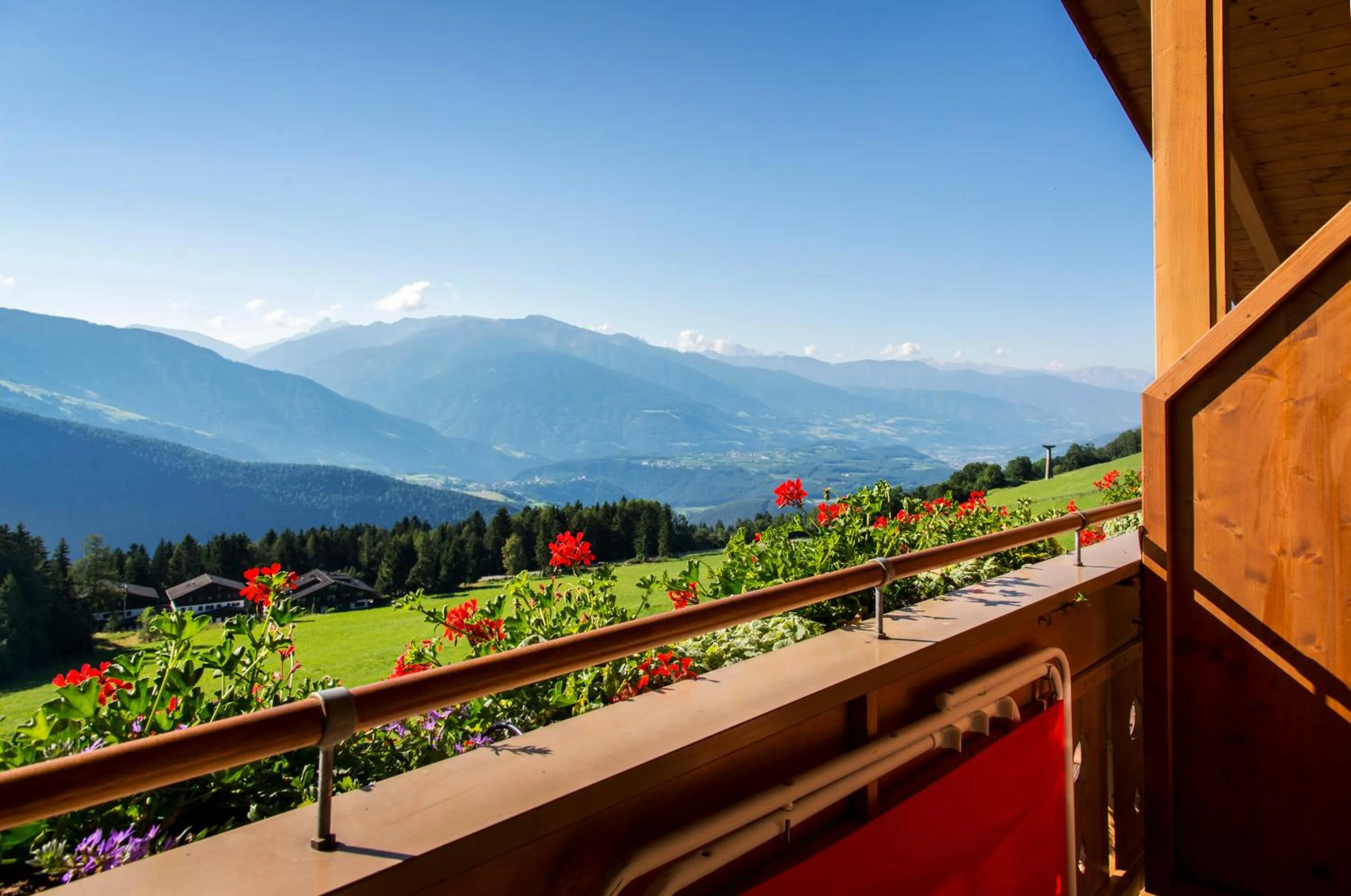 Mountain view in Pension Wiesenrain