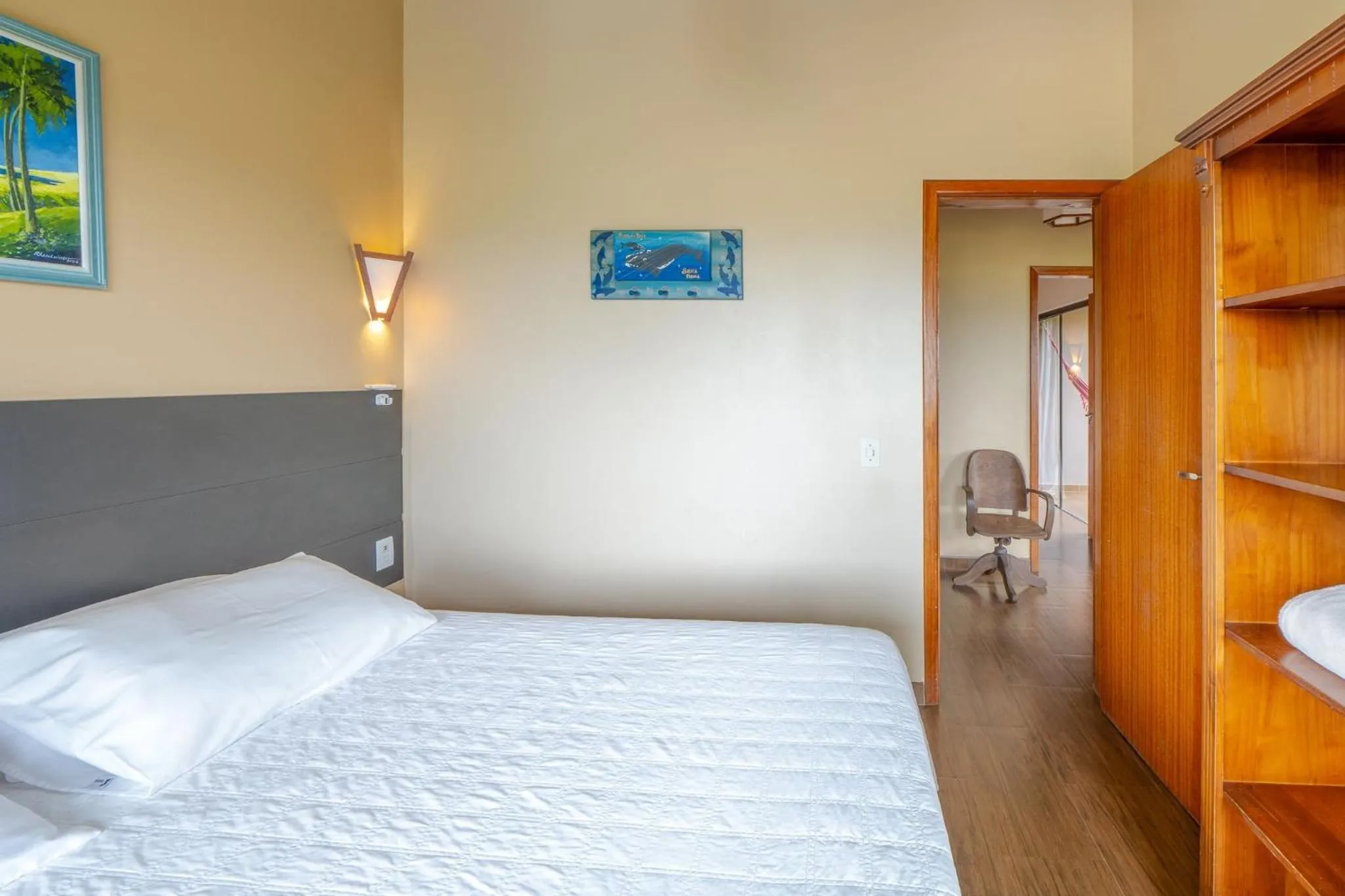 Bedroom, Bed in Pousada Bangalôs do Rosa