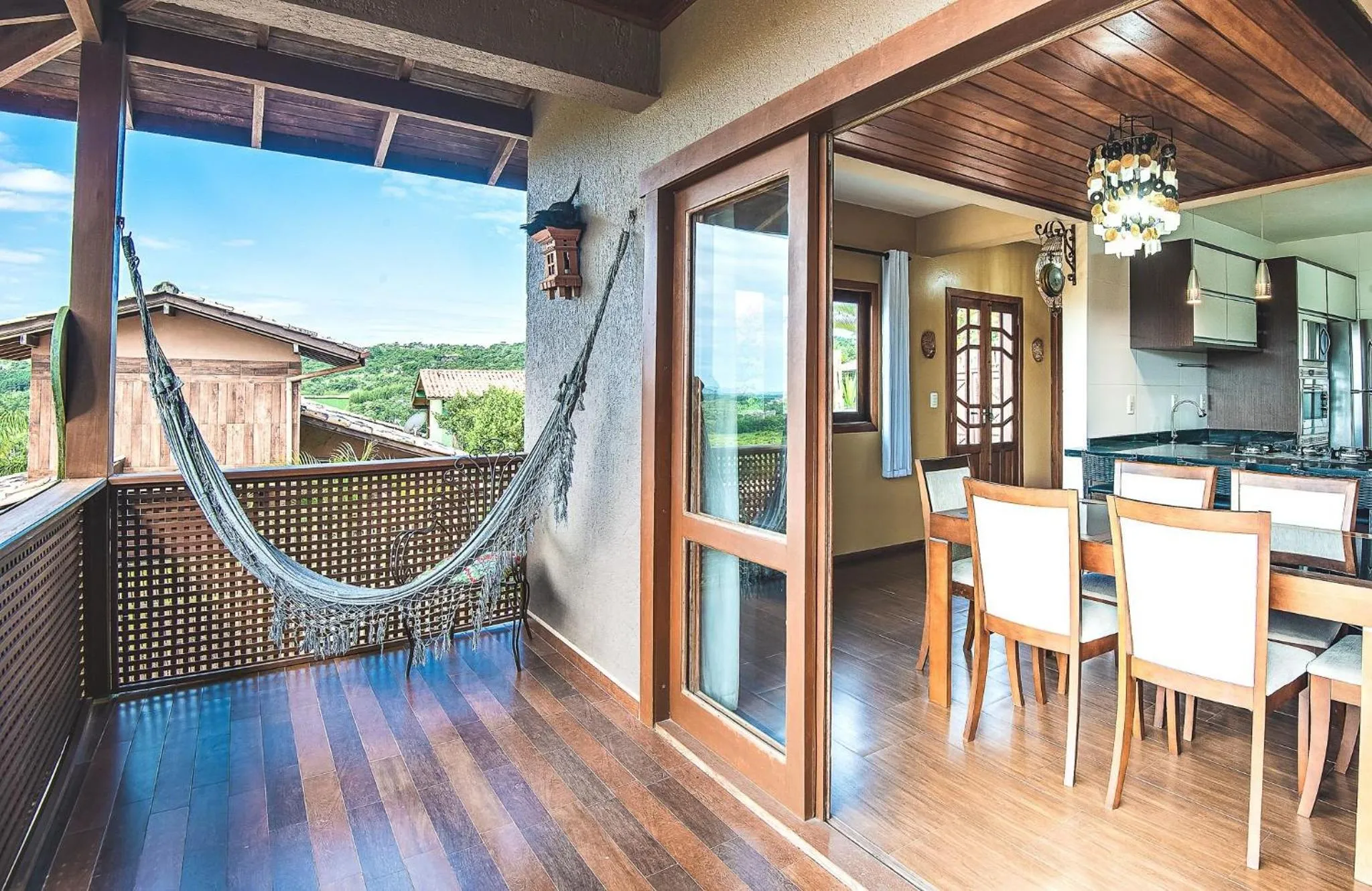 Balcony/Terrace in Pousada Bangalôs do Rosa
