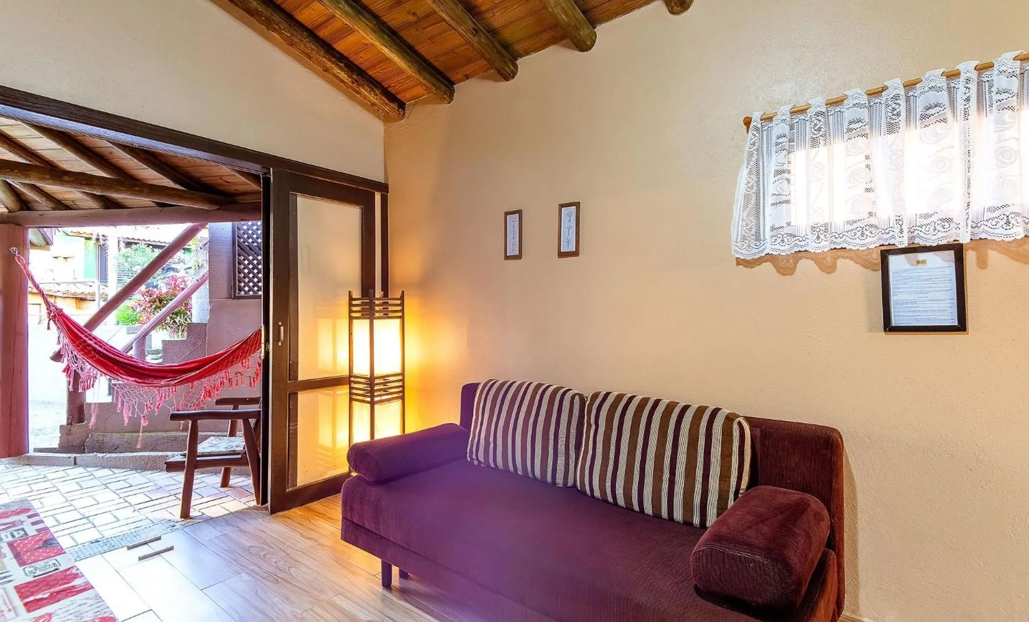 Living room in Pousada Bangalôs do Rosa