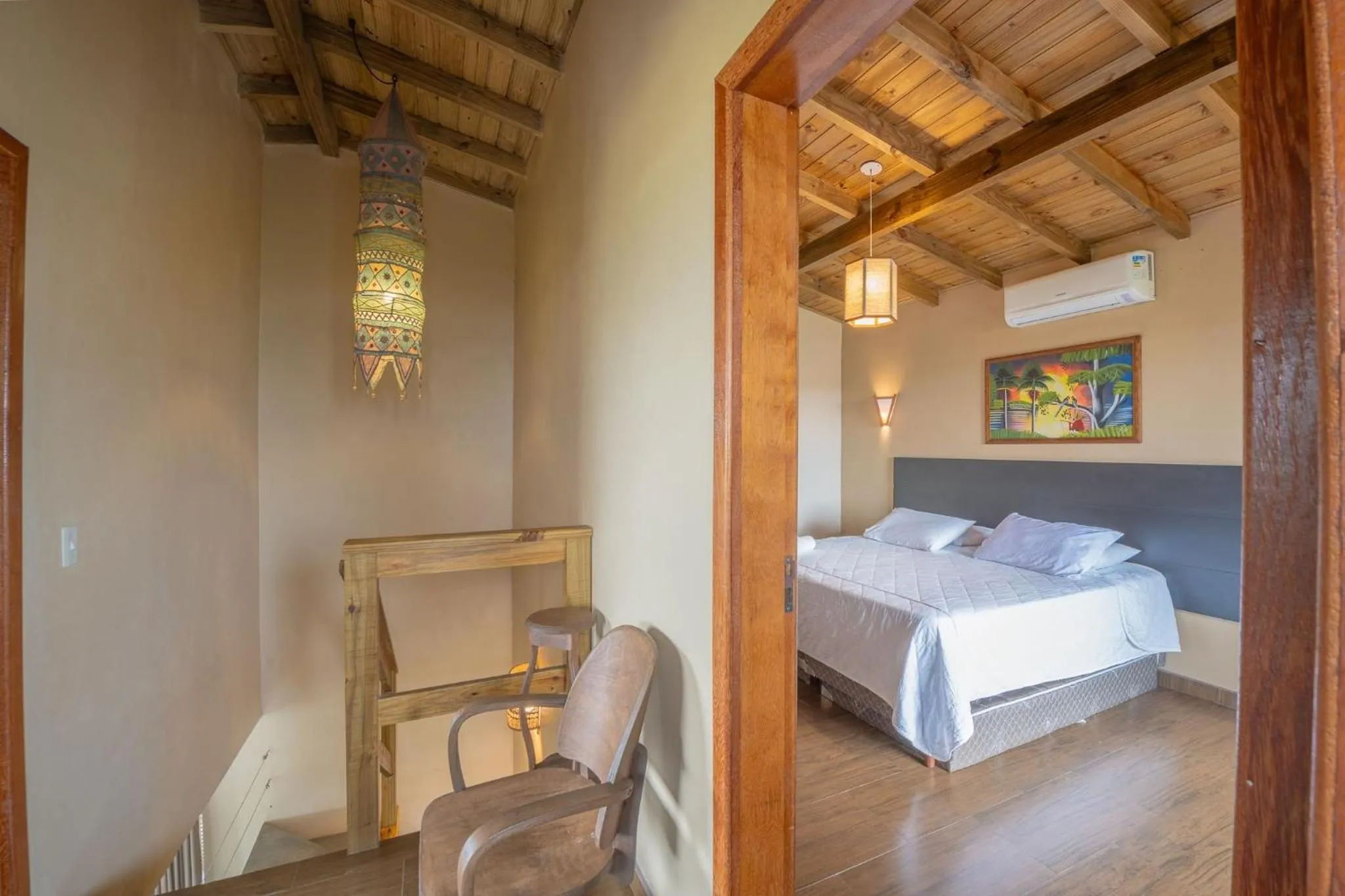 Bedroom, Bed in Pousada Bangalôs do Rosa