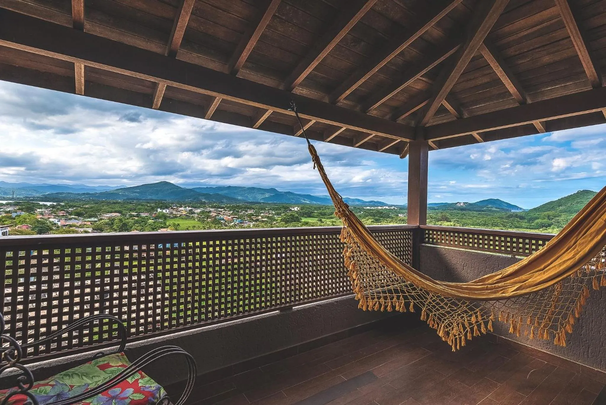 Balcony/Terrace in Pousada Bangalôs do Rosa