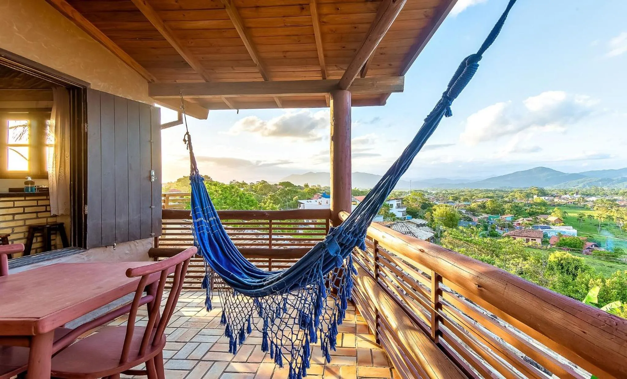 Balcony/Terrace in Pousada Bangalôs do Rosa
