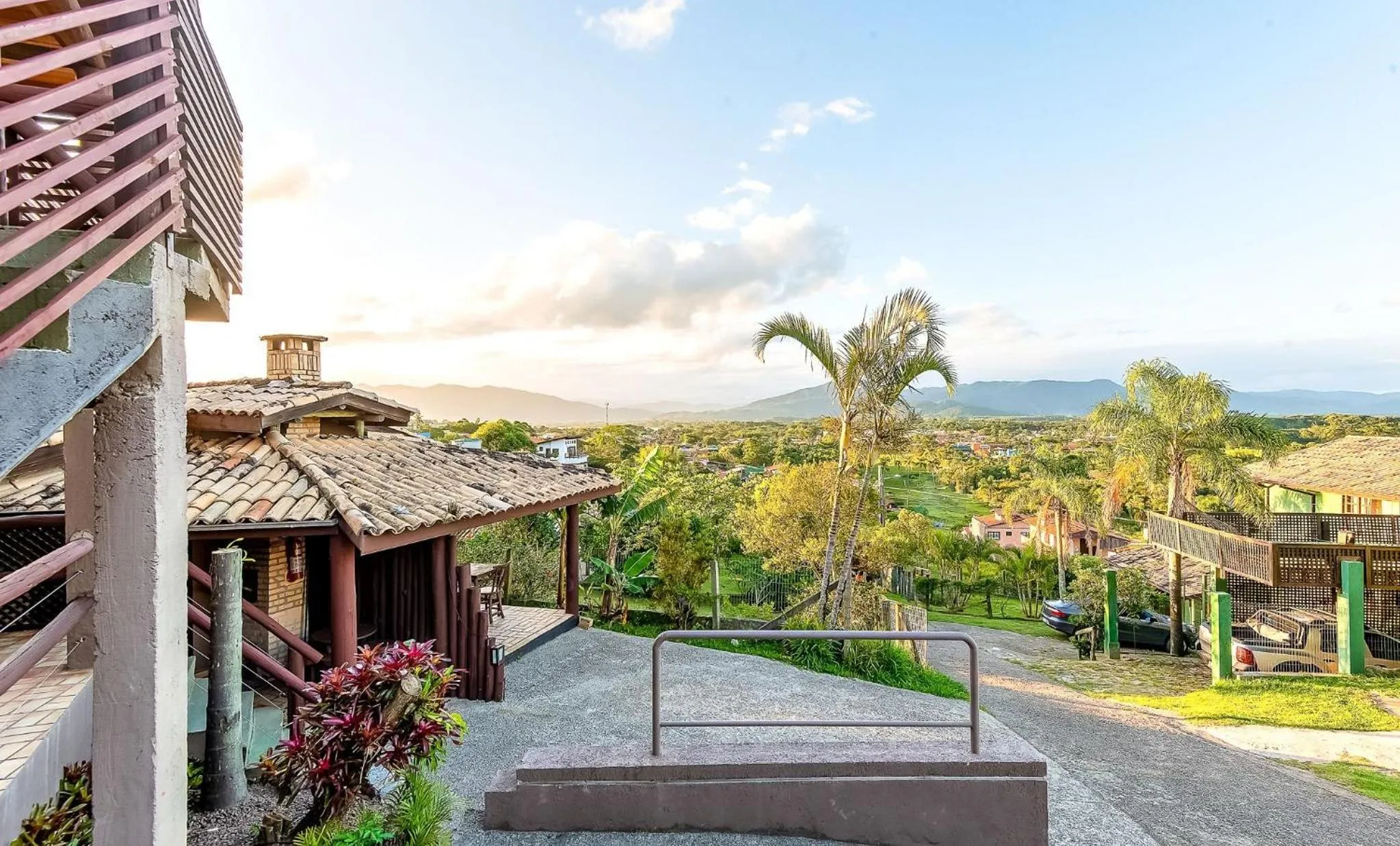 Garden view in Pousada Bangalôs do Rosa
