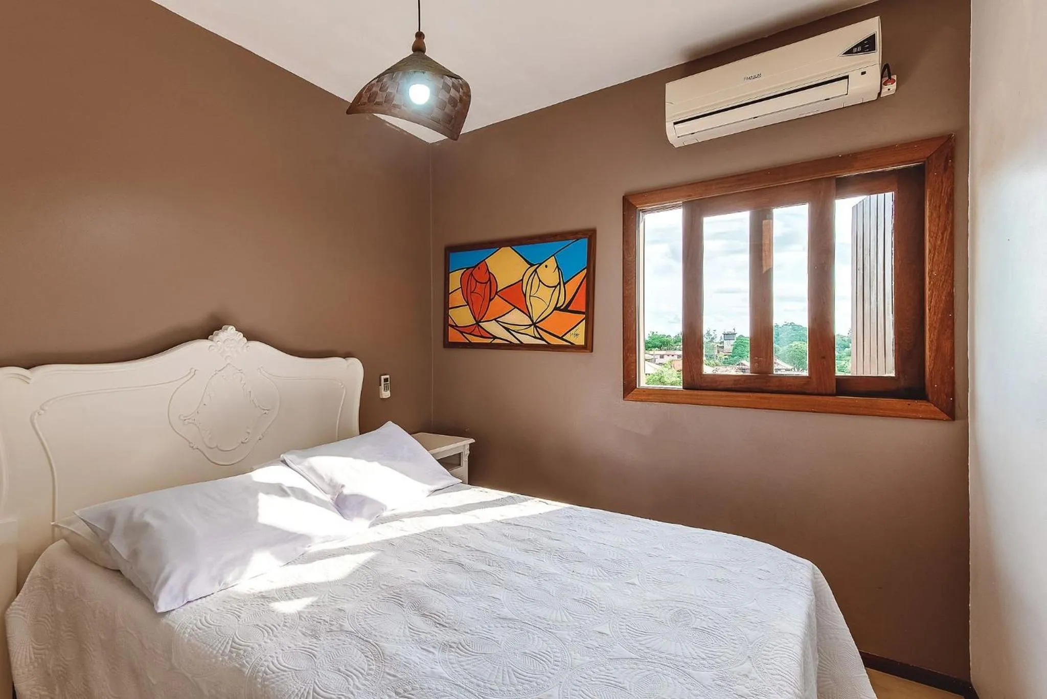 Bedroom, Bed in Pousada Bangalôs do Rosa