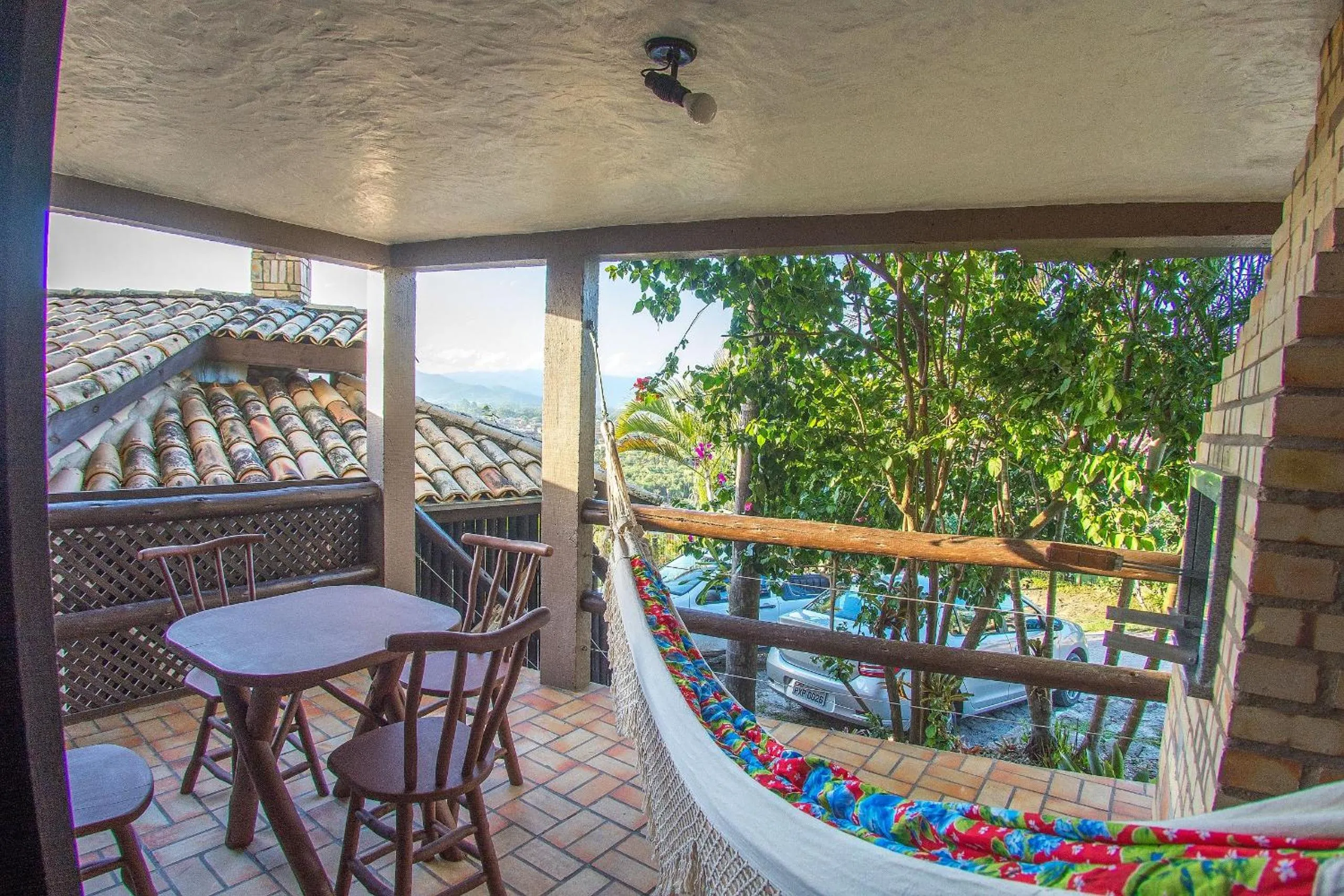 Balcony/Terrace in Pousada Bangalôs do Rosa