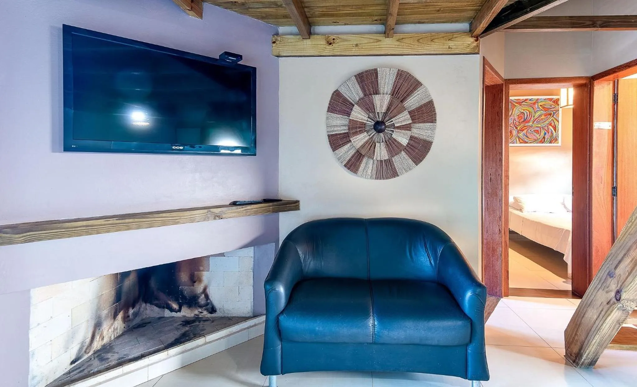 Living room in Pousada Bangalôs do Rosa