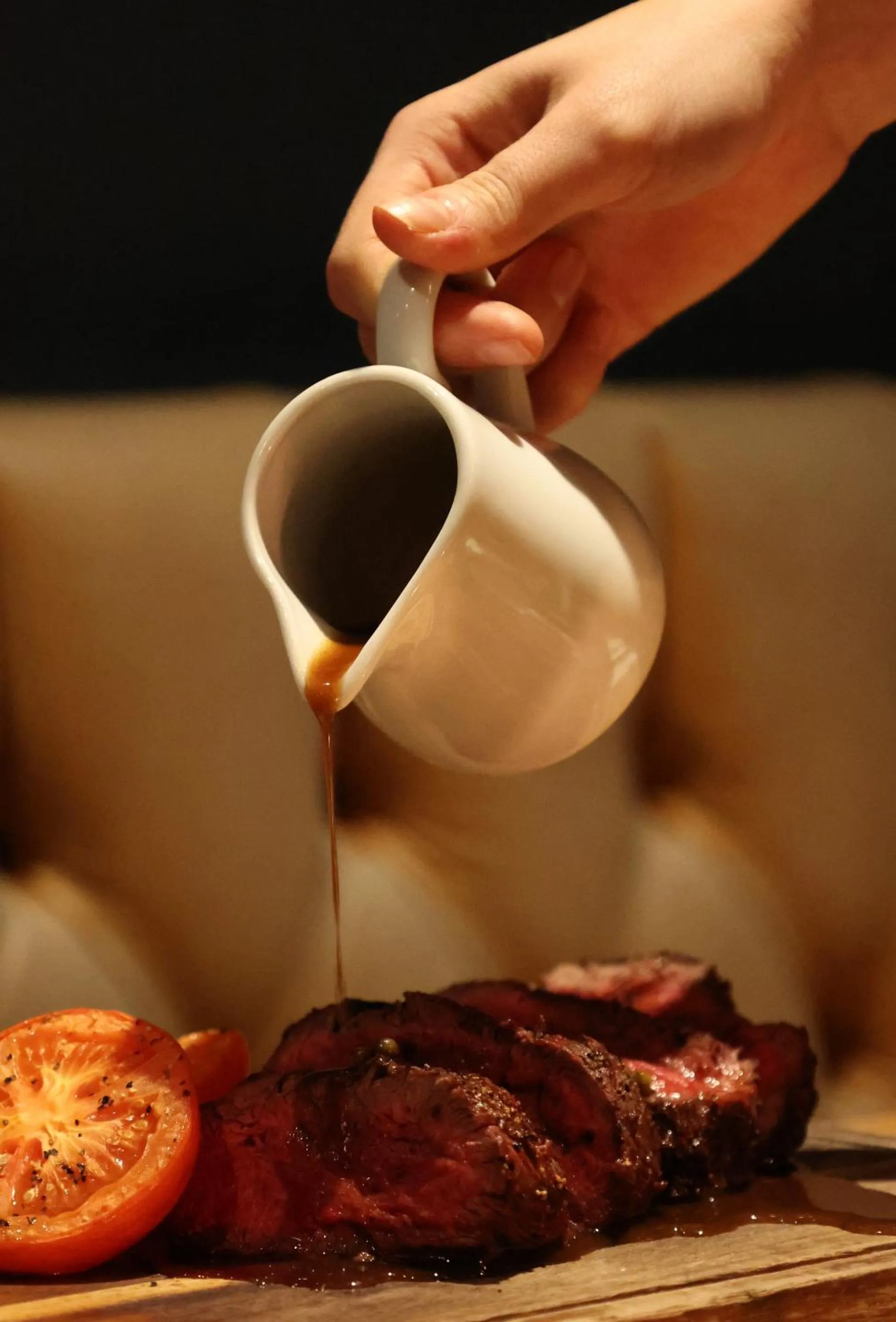 Food and drinks in The Porterhouse grill & rooms