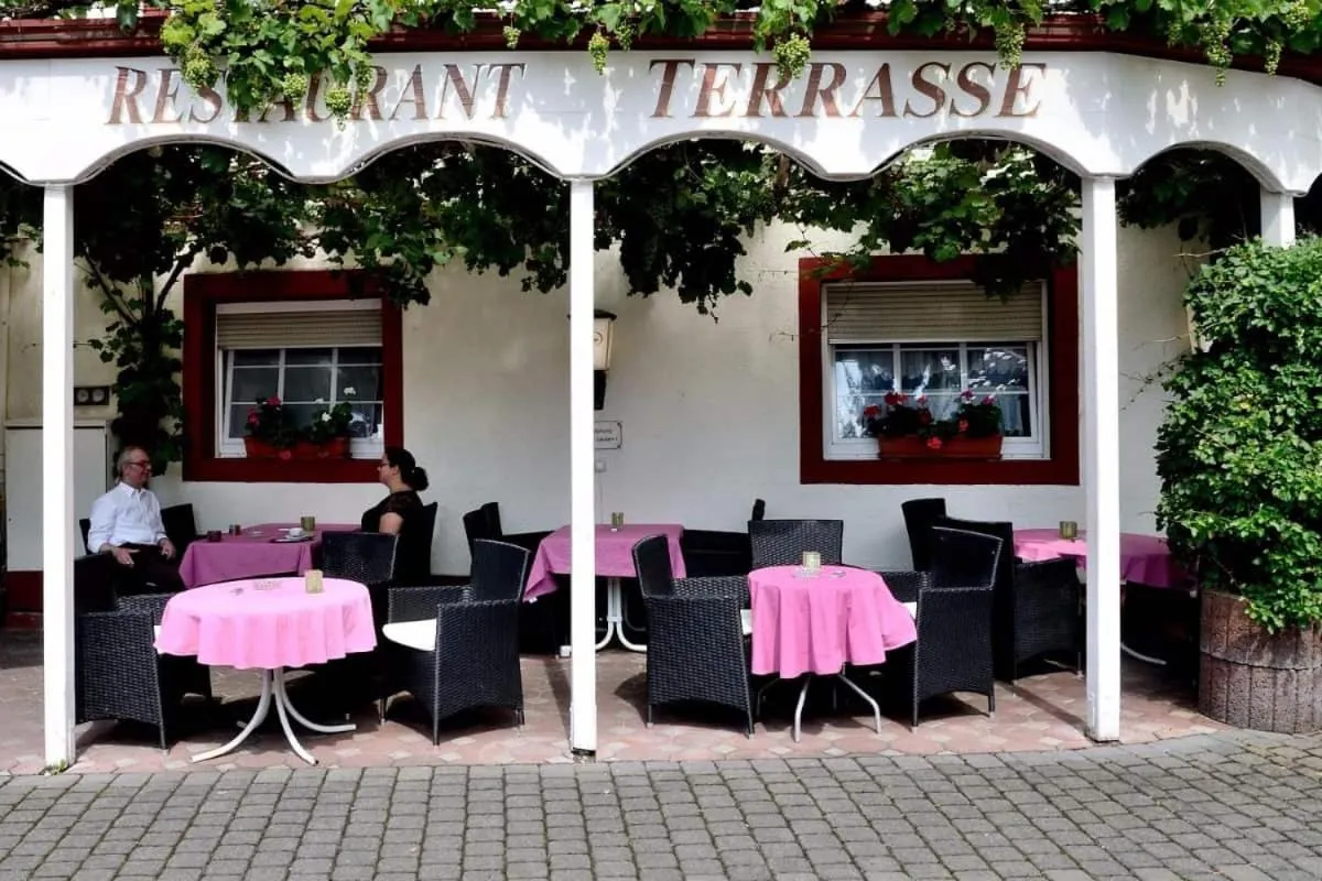 Patio in Weinhaus Hotel zum Josefshof
