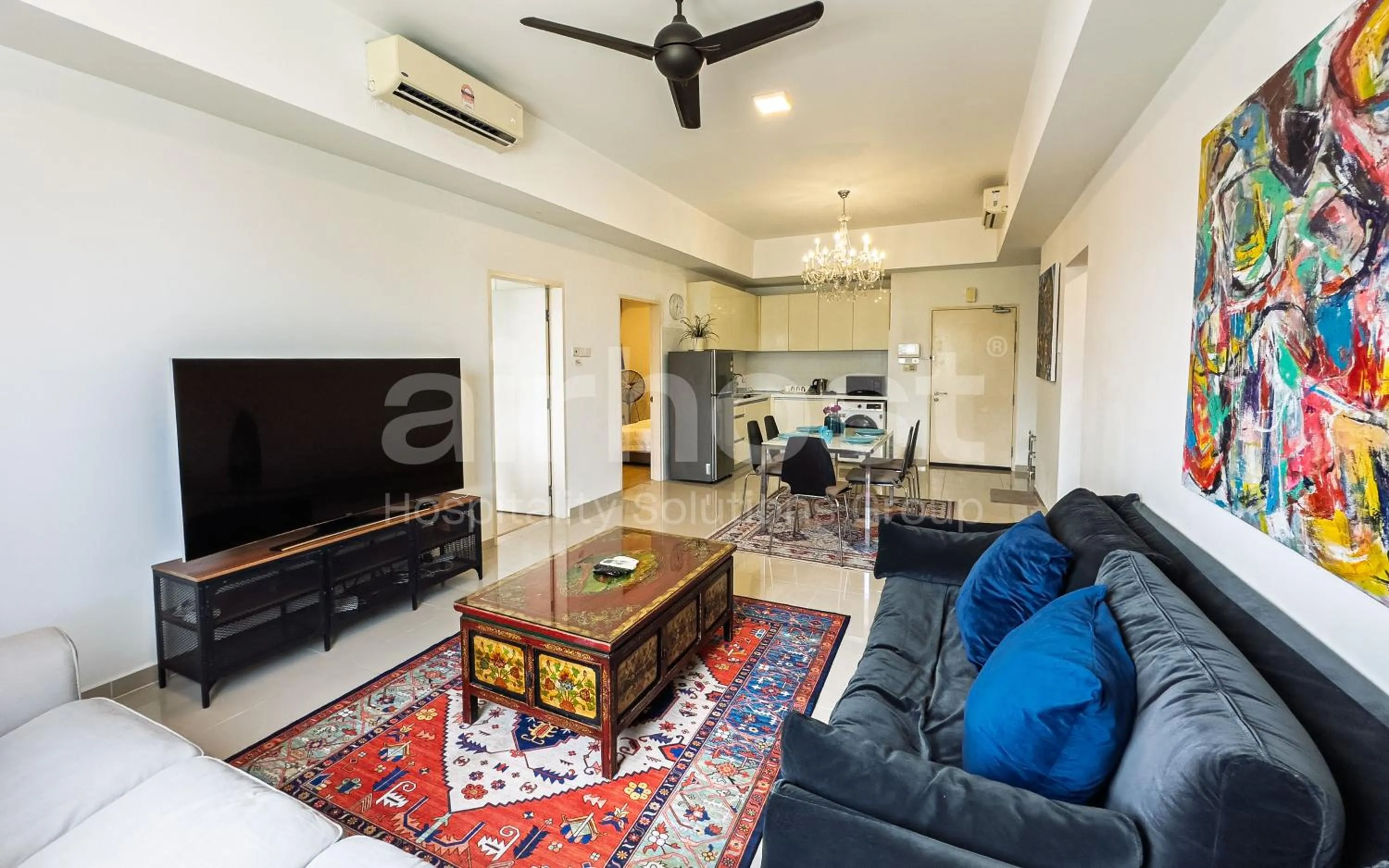 TV and multimedia in Encorp Strand Residences by Airhost