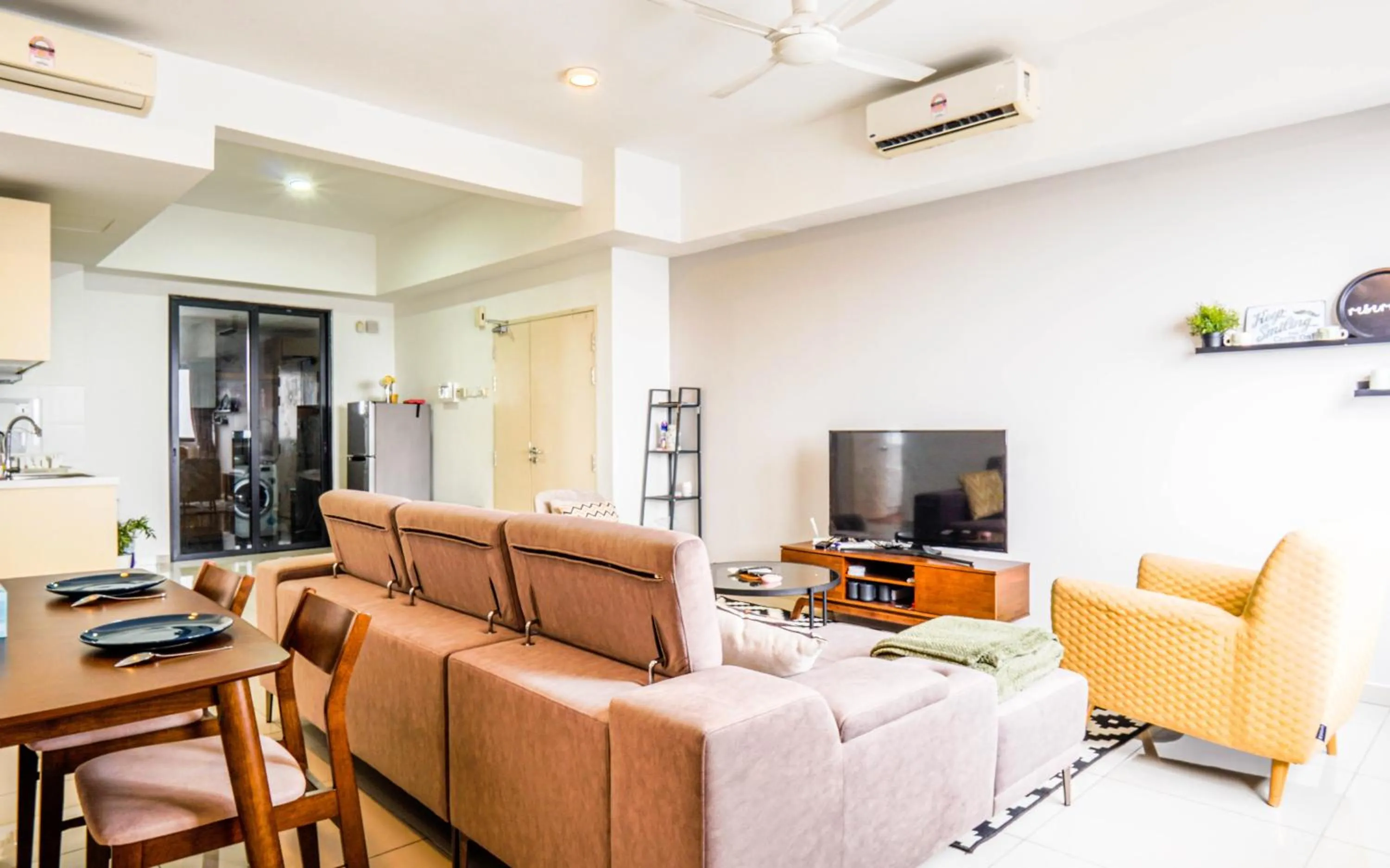 Living room in Encorp Strand Residences by Airhost