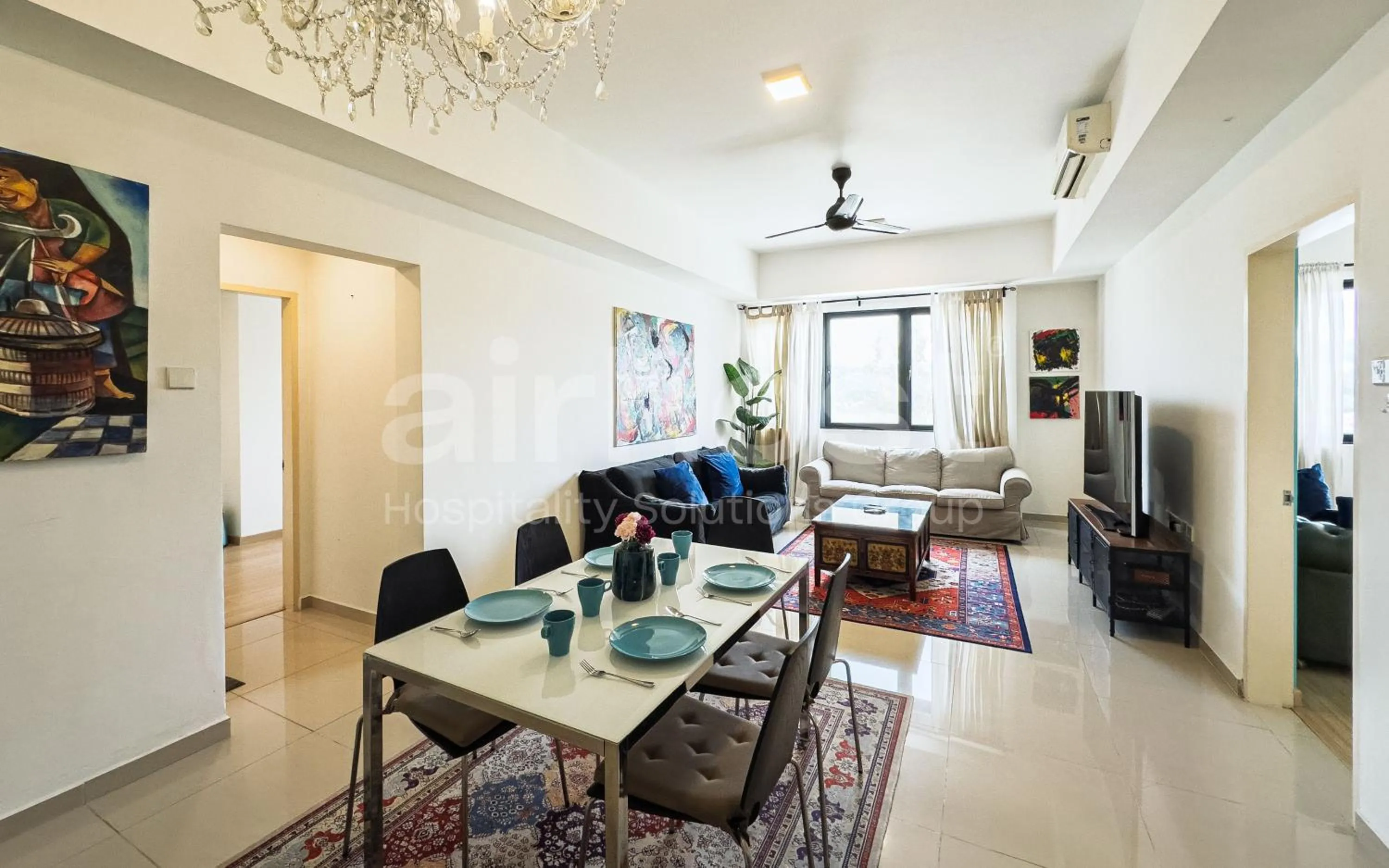 Dining area in Encorp Strand Residences by Airhost