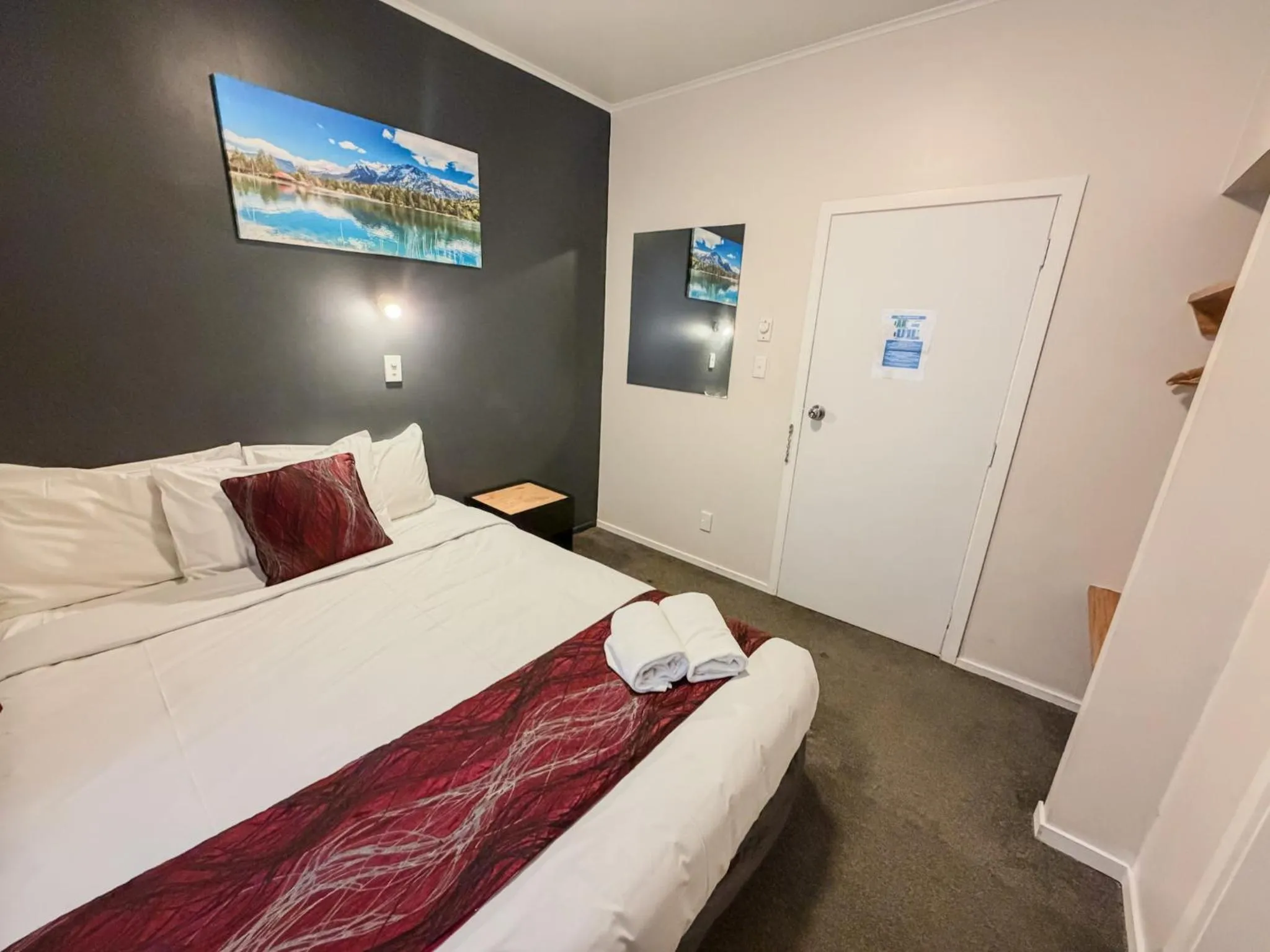 Bed in Halswell Lodge