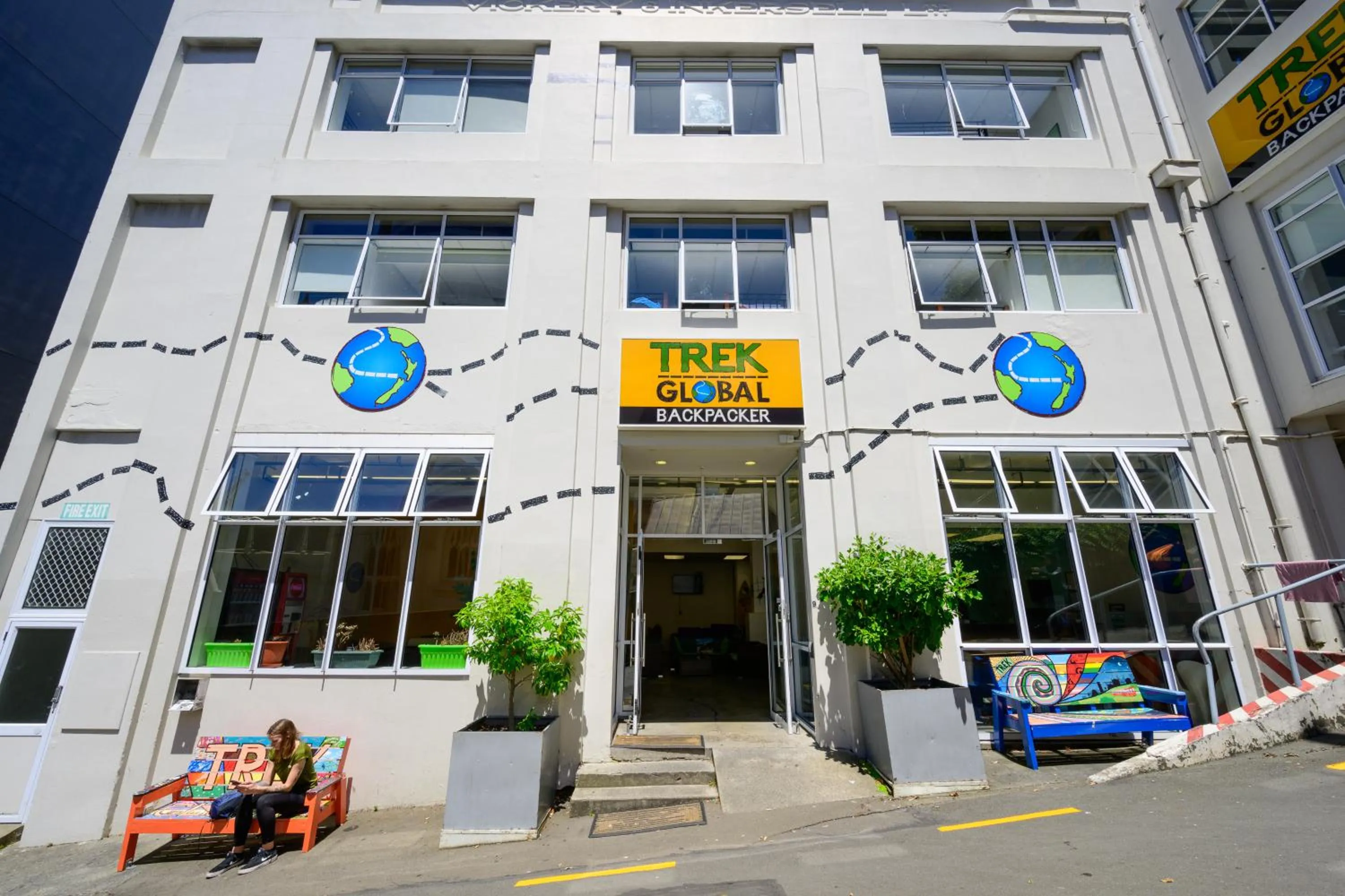 Property building in Trek Global Backpackers