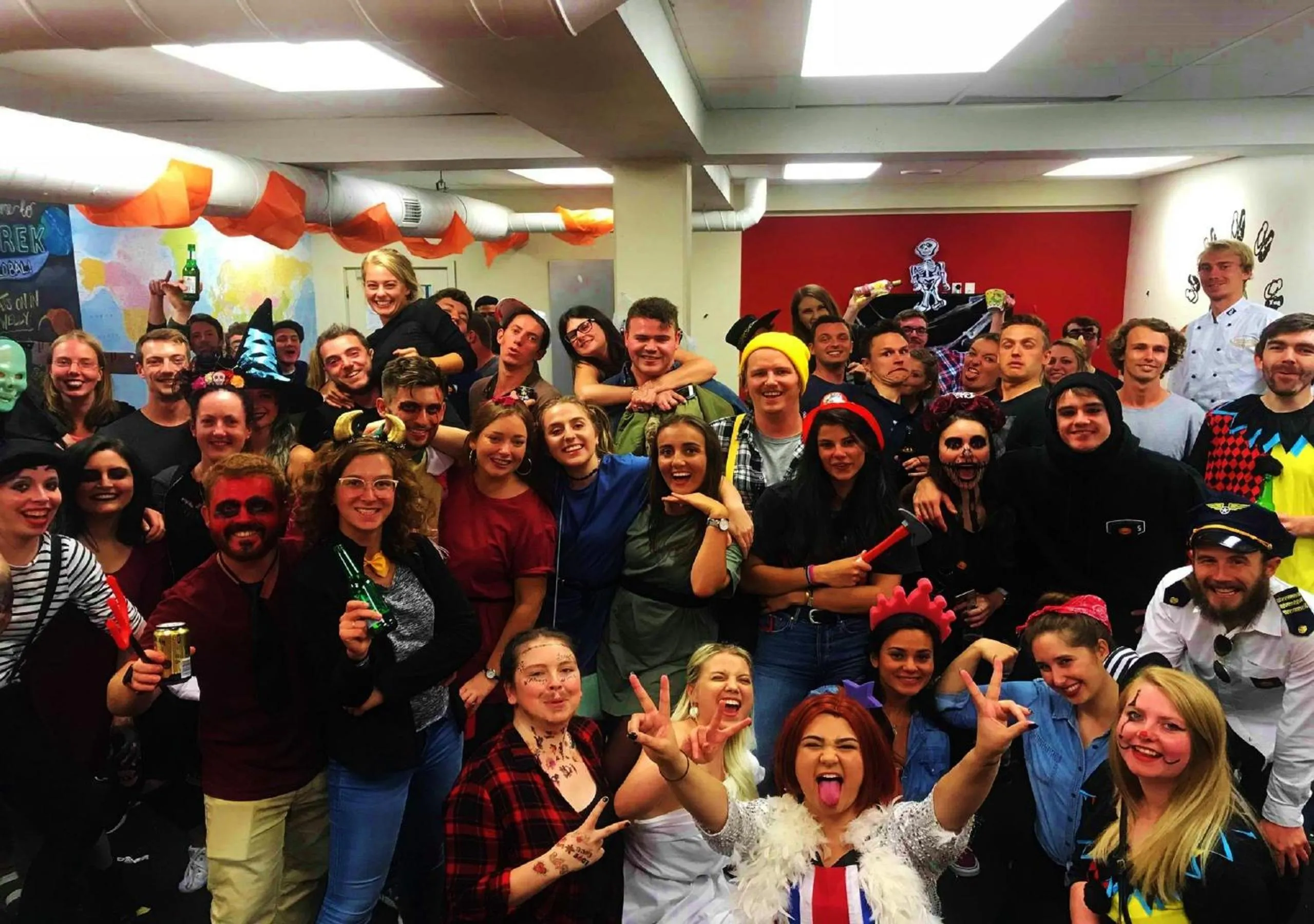 Evening entertainment in Trek Global Backpackers