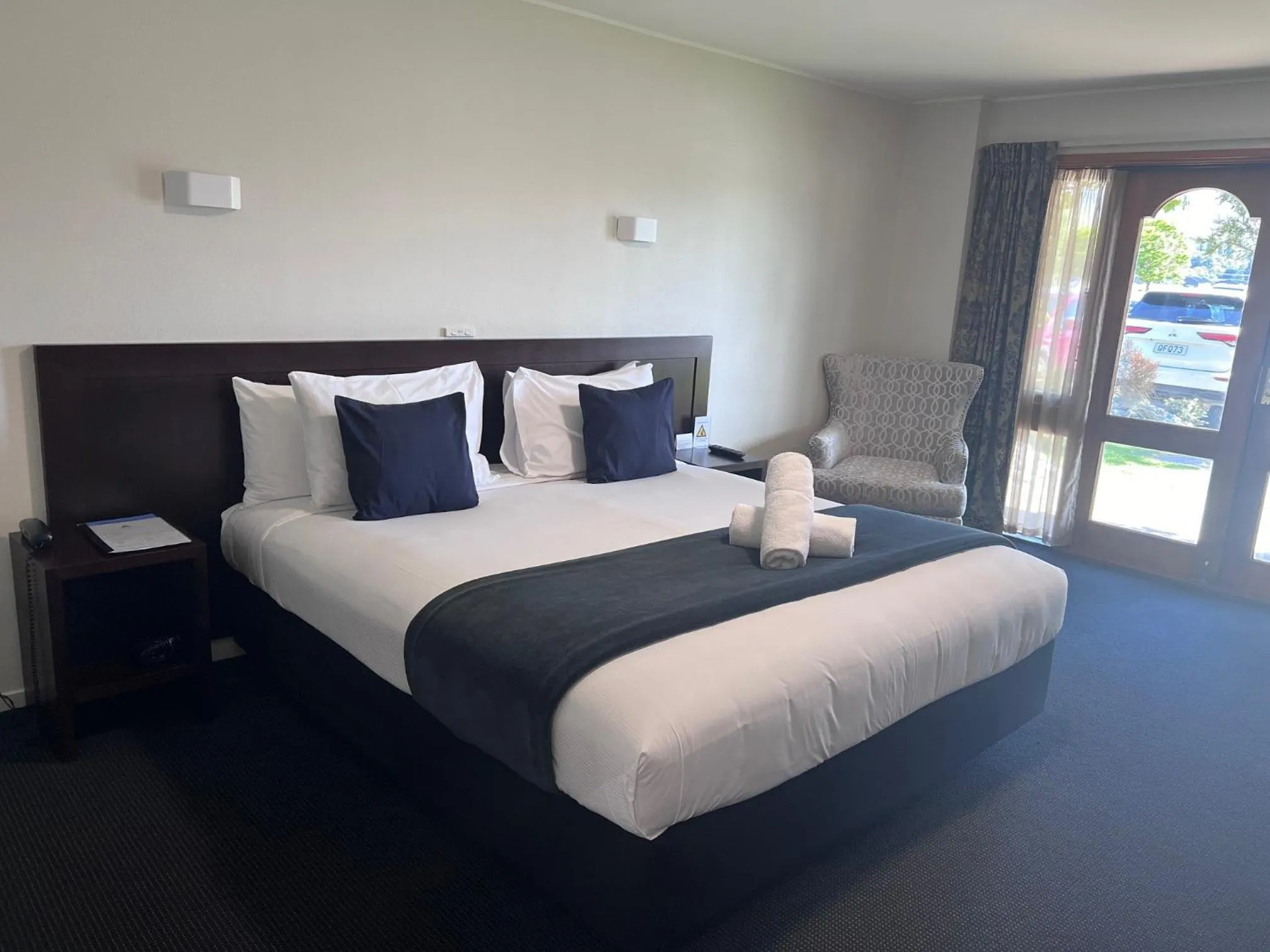 Bed in The Harvest Hotel