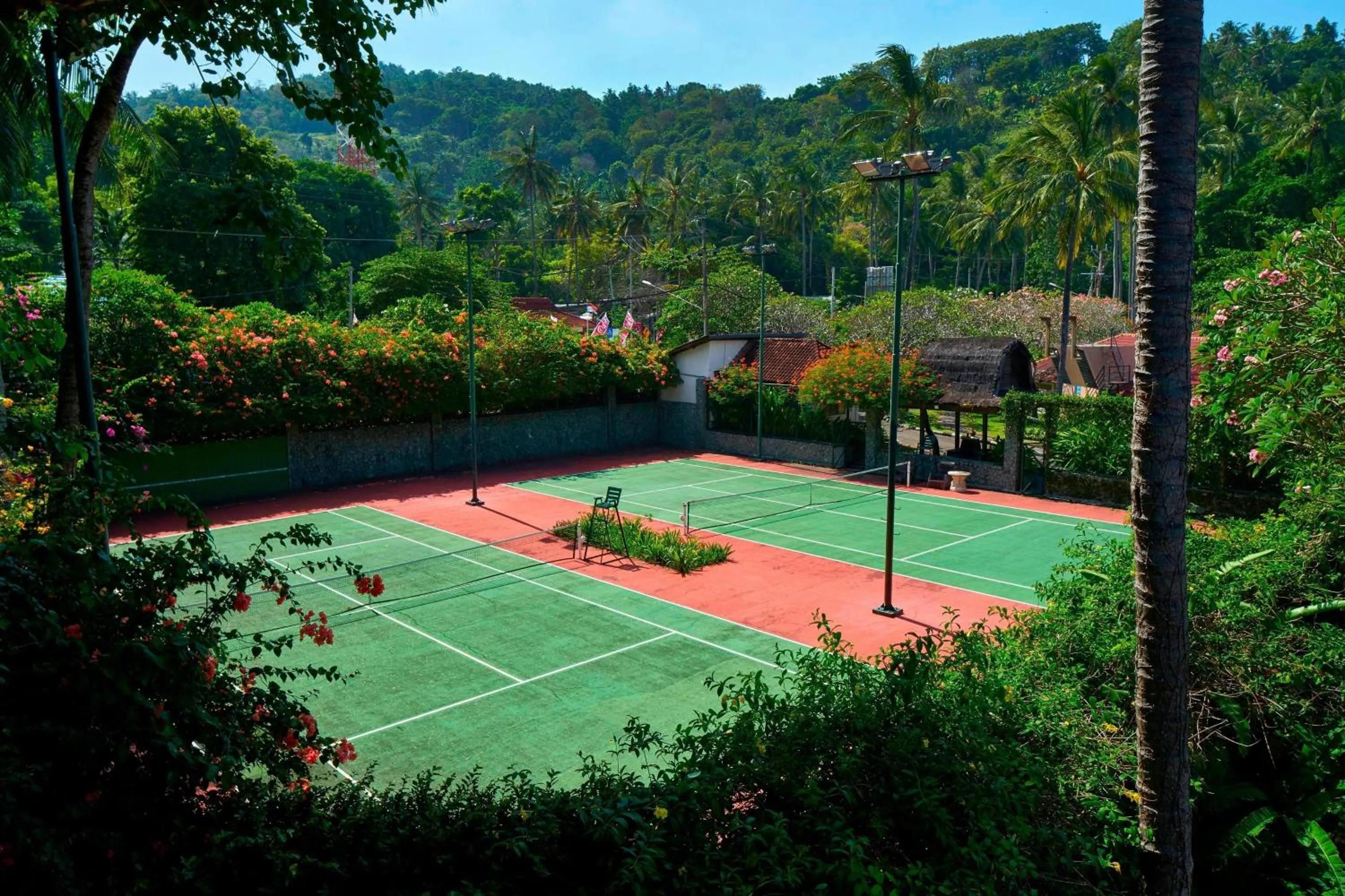 Tennis court in Sheraton Senggigi Beach Resort